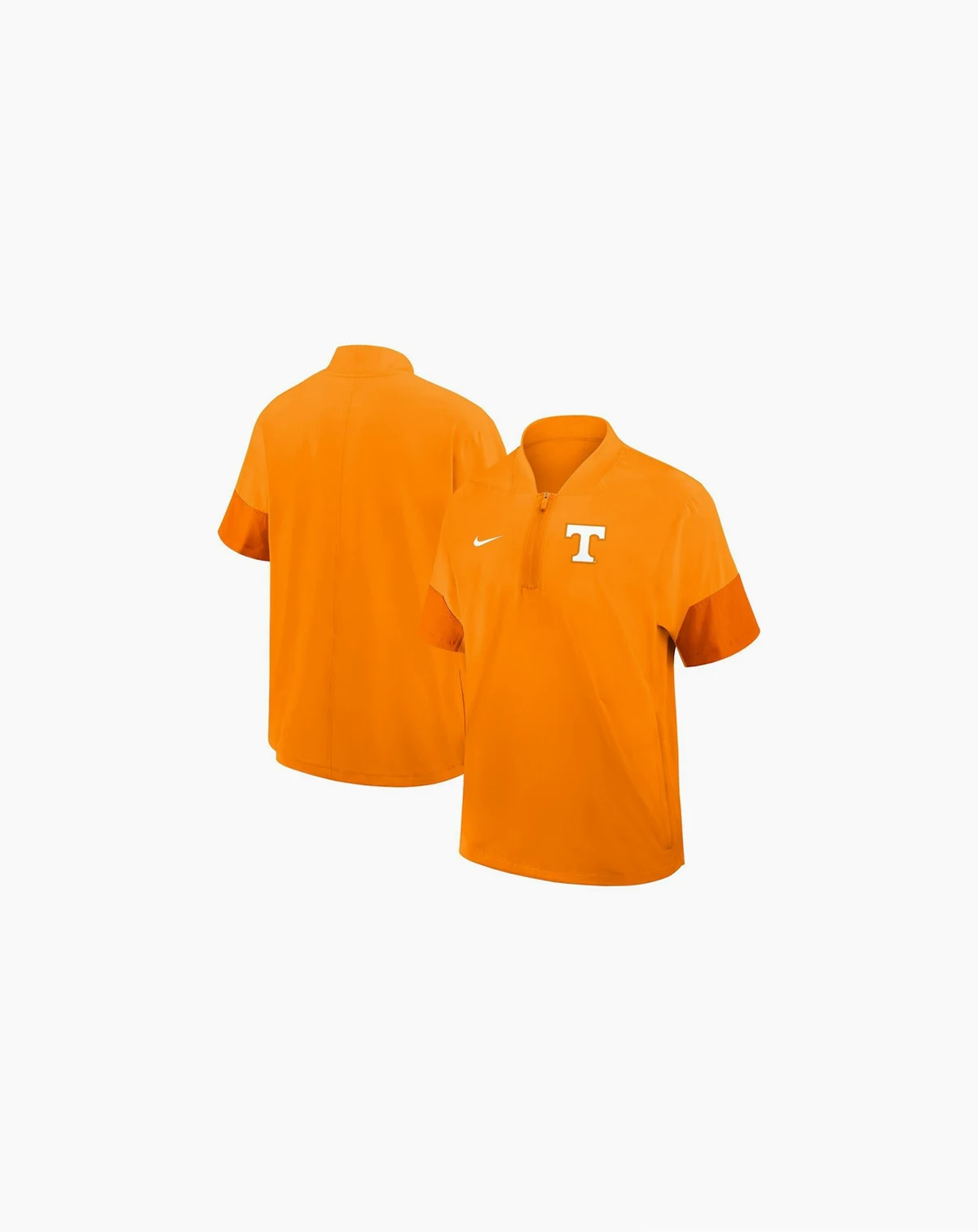 Men's Tennessee Orange Tennessee Volunteers 2025 Sideline Short Sleeve Quarter-Zip Coach Jacket