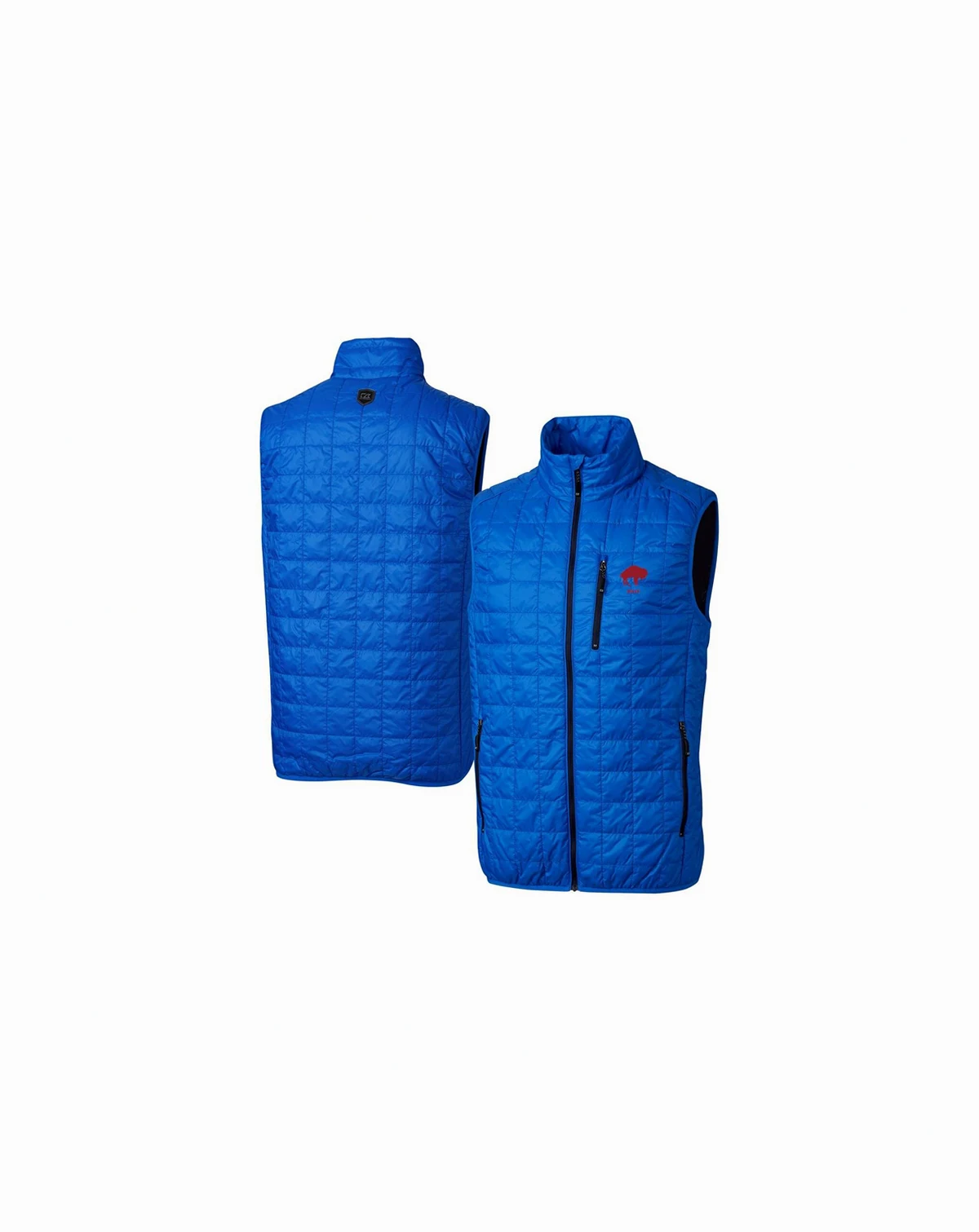 Men's Royal Buffalo Bills Big Tall Rainier PrimaLoft Eco Insulated Full-Zip Puffer Vest