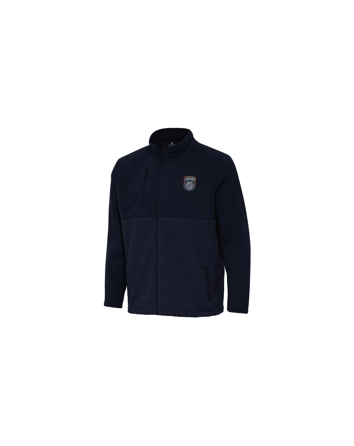 Men's Navy San Diego FC Daily Fused Full-Zip Jacket