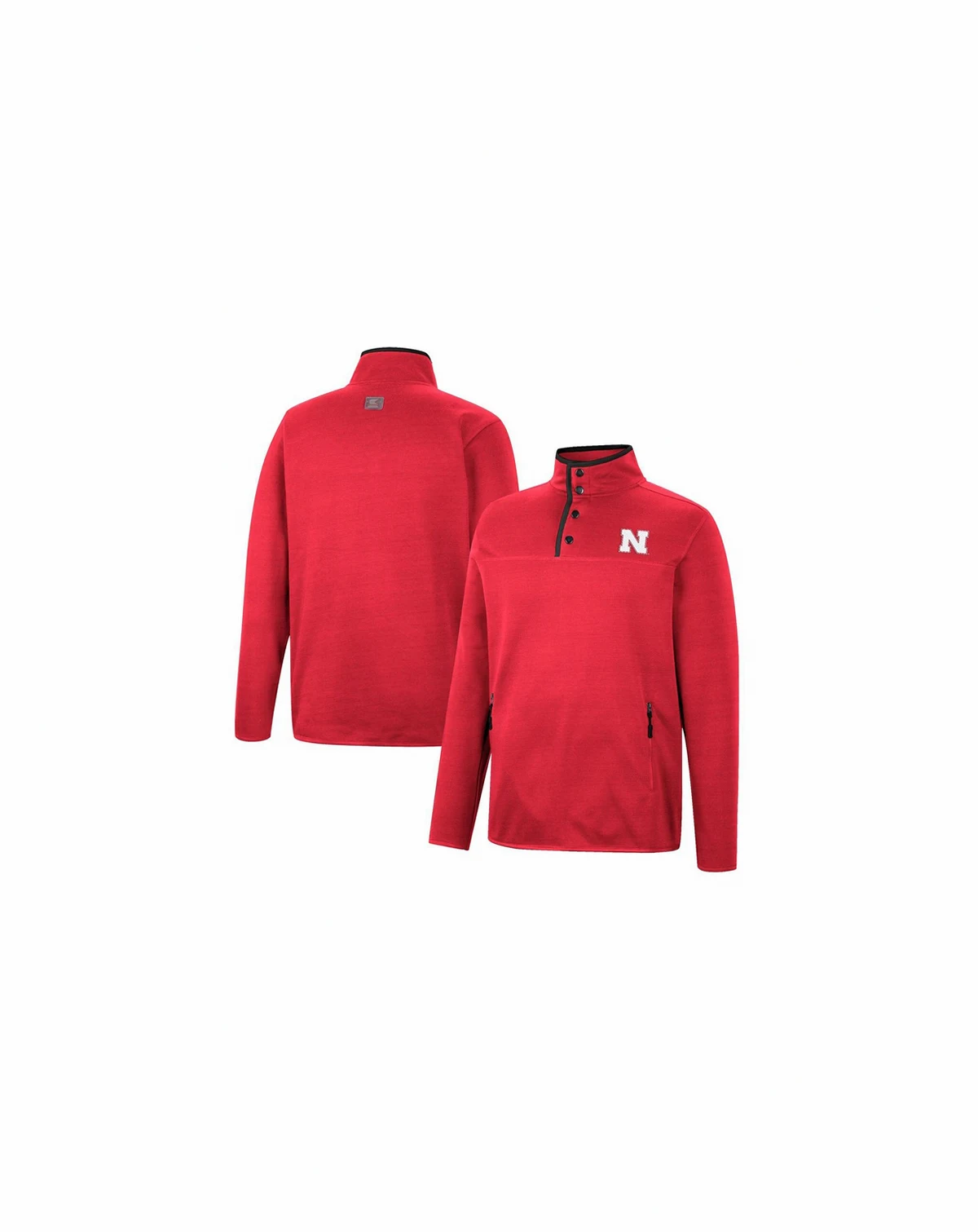 Men's Scarlet Nebraska Huskers Rebound Quarter-Snap Jacket