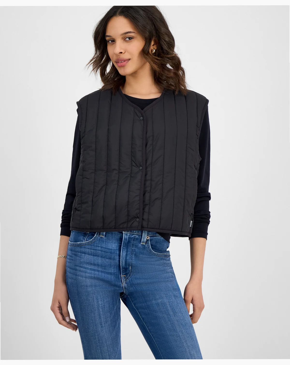 Women's Stand-Collar Zip-Front Vest