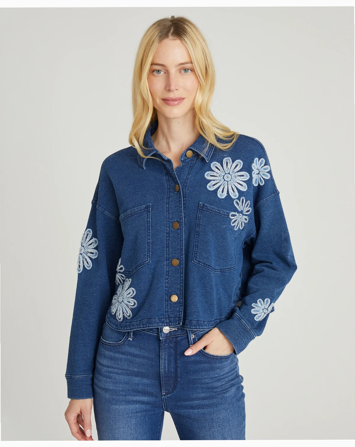 Women's Marlow Daisy Patchwork Detail Cloud Bryn Shacket