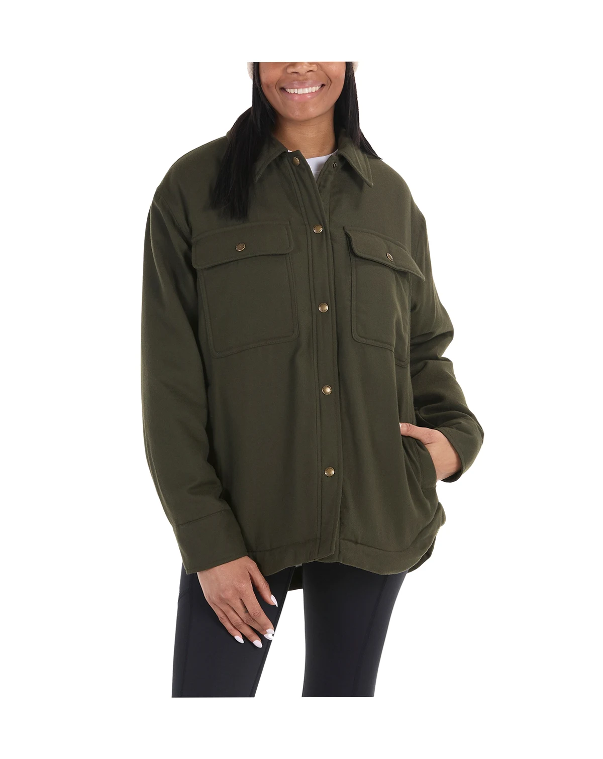 Women's Ridgefield Sherpa Lined Flannel Coat