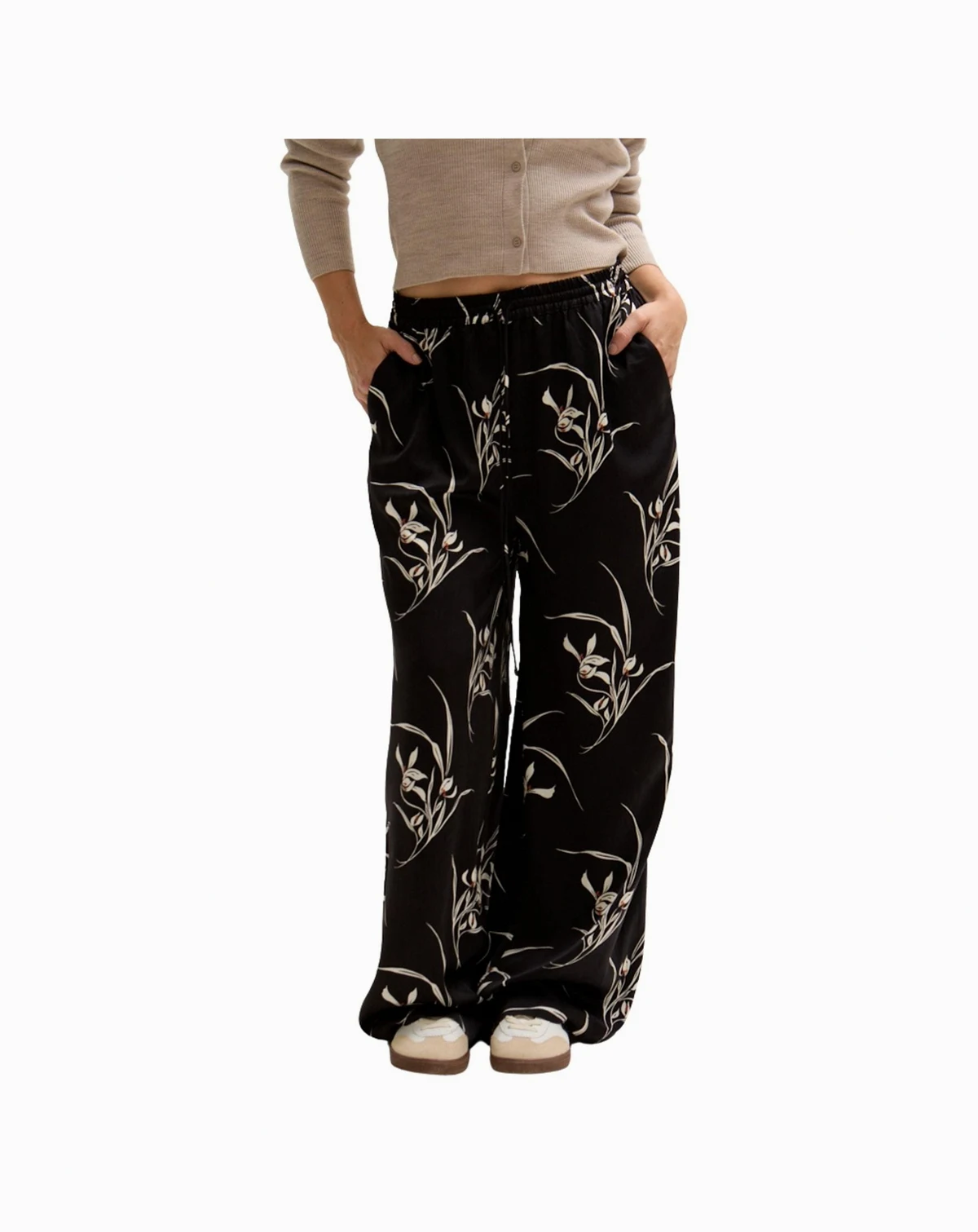 Women's Lillibet Wide Leg Large Floral Print Trouser