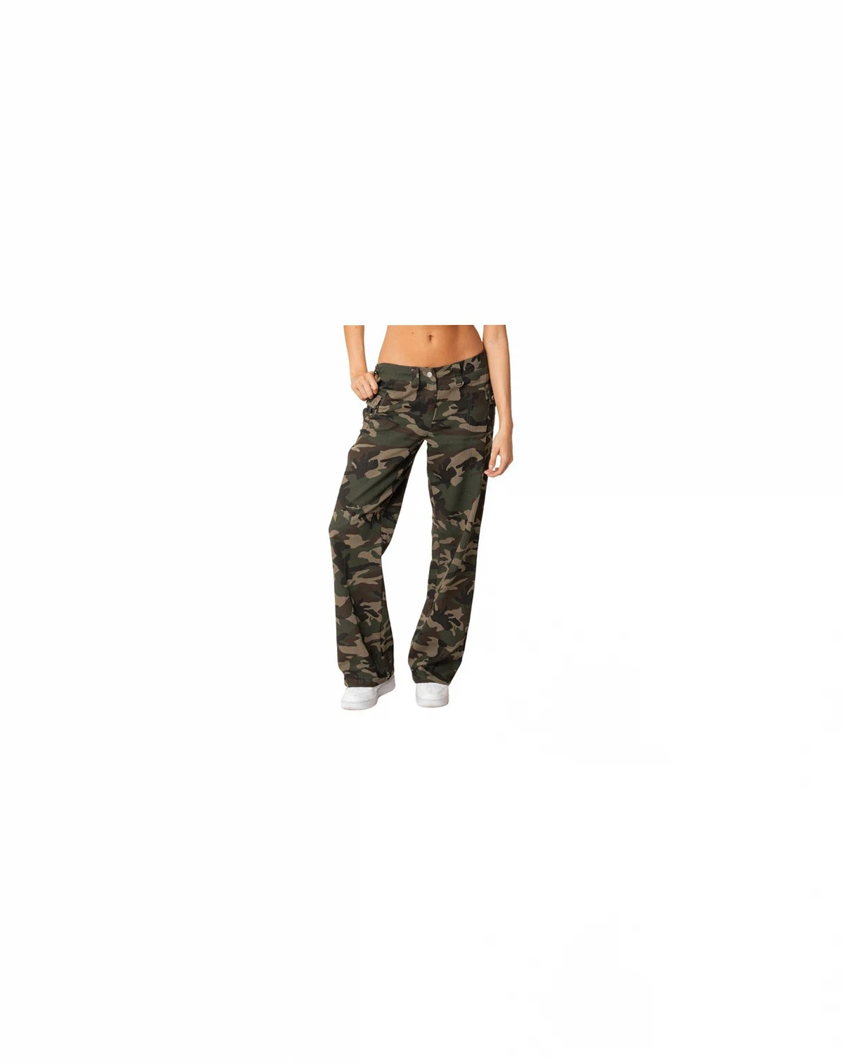 Women's Camouflage Low Waist Pants