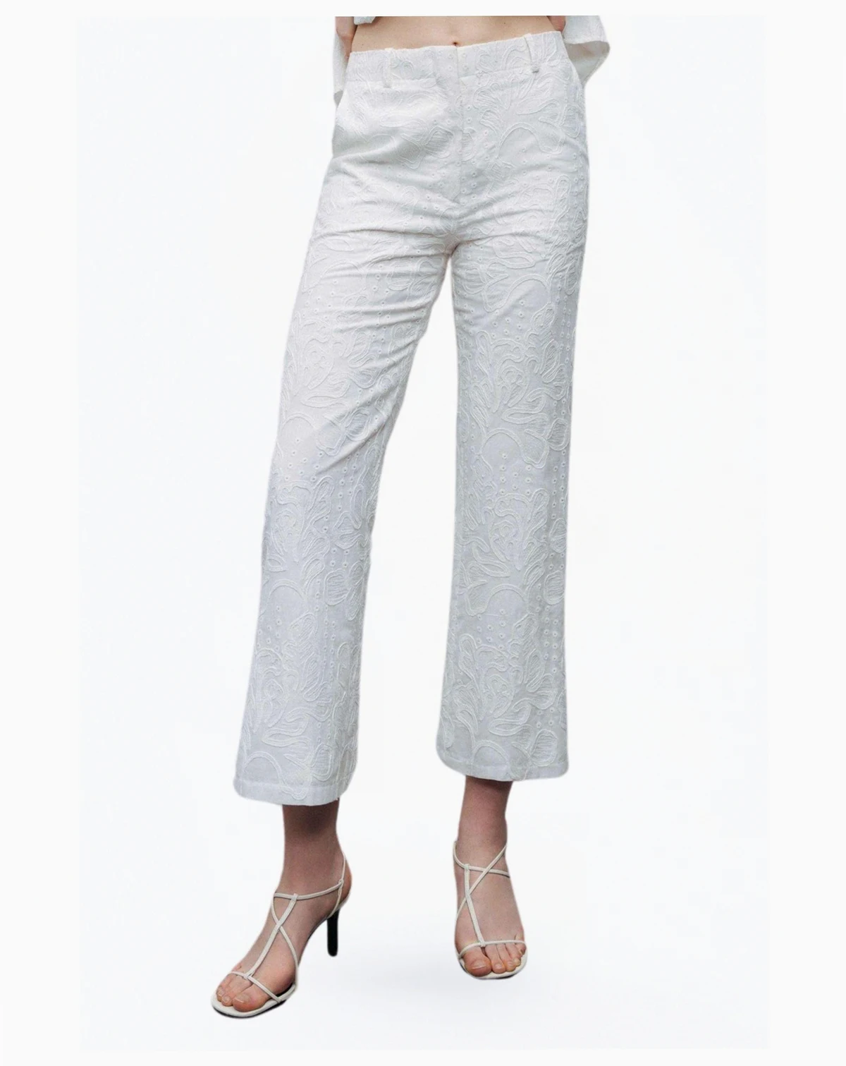 Women's Embroidered Bootcut Pants