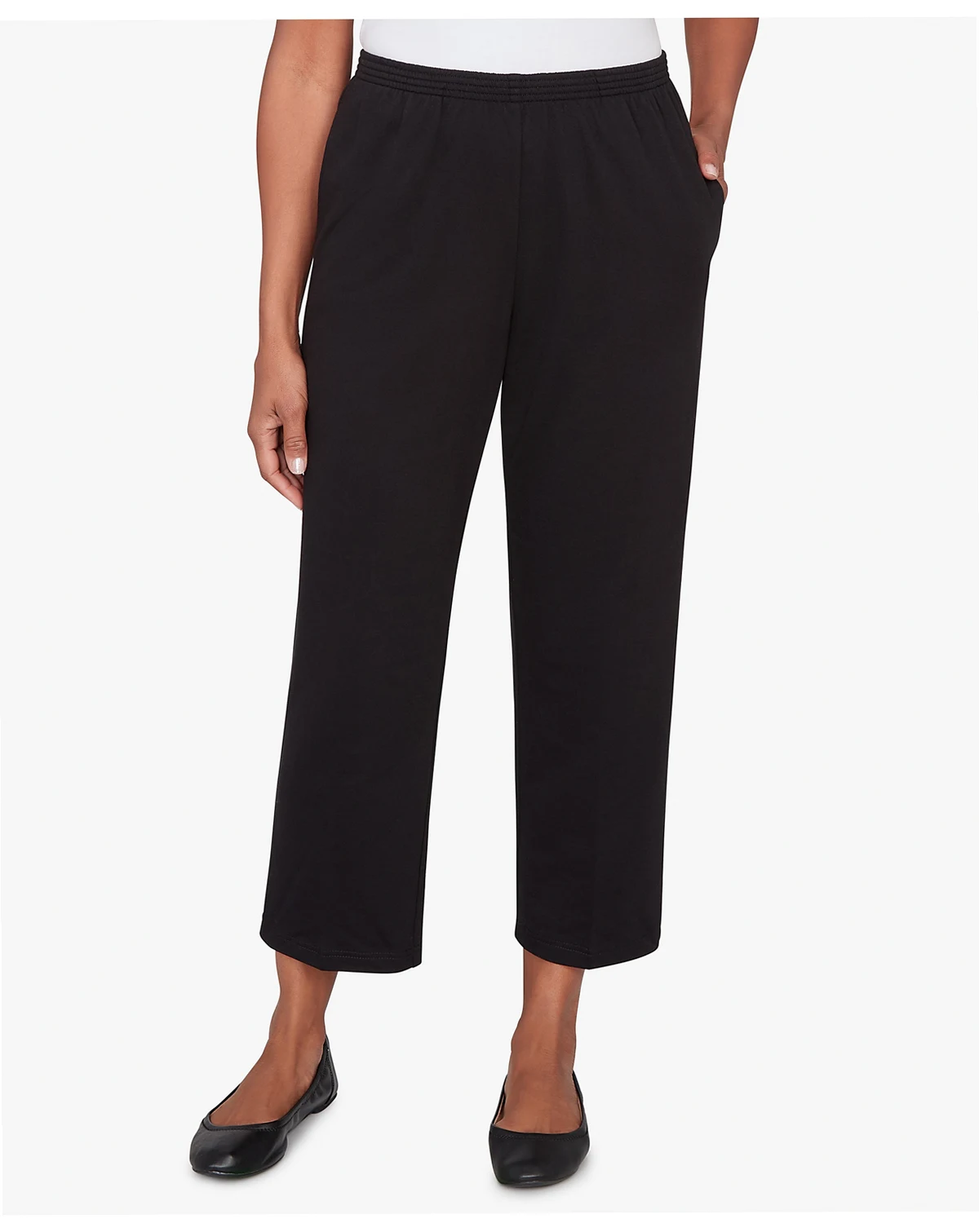Petite Classic Women's Classic French Terry Average Length Pants