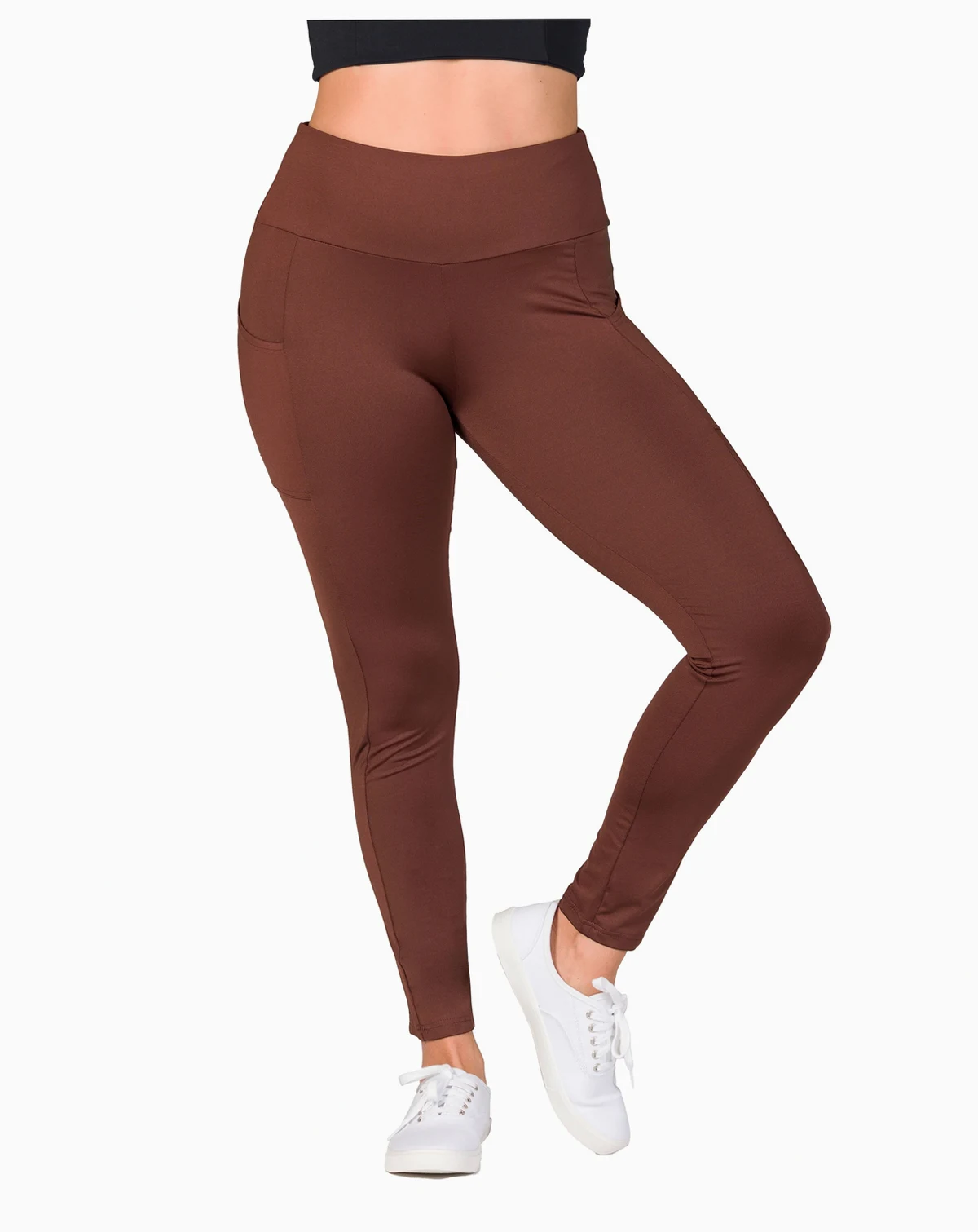 Women's Side Pocket Ankle Length Yoga Pant Leggings