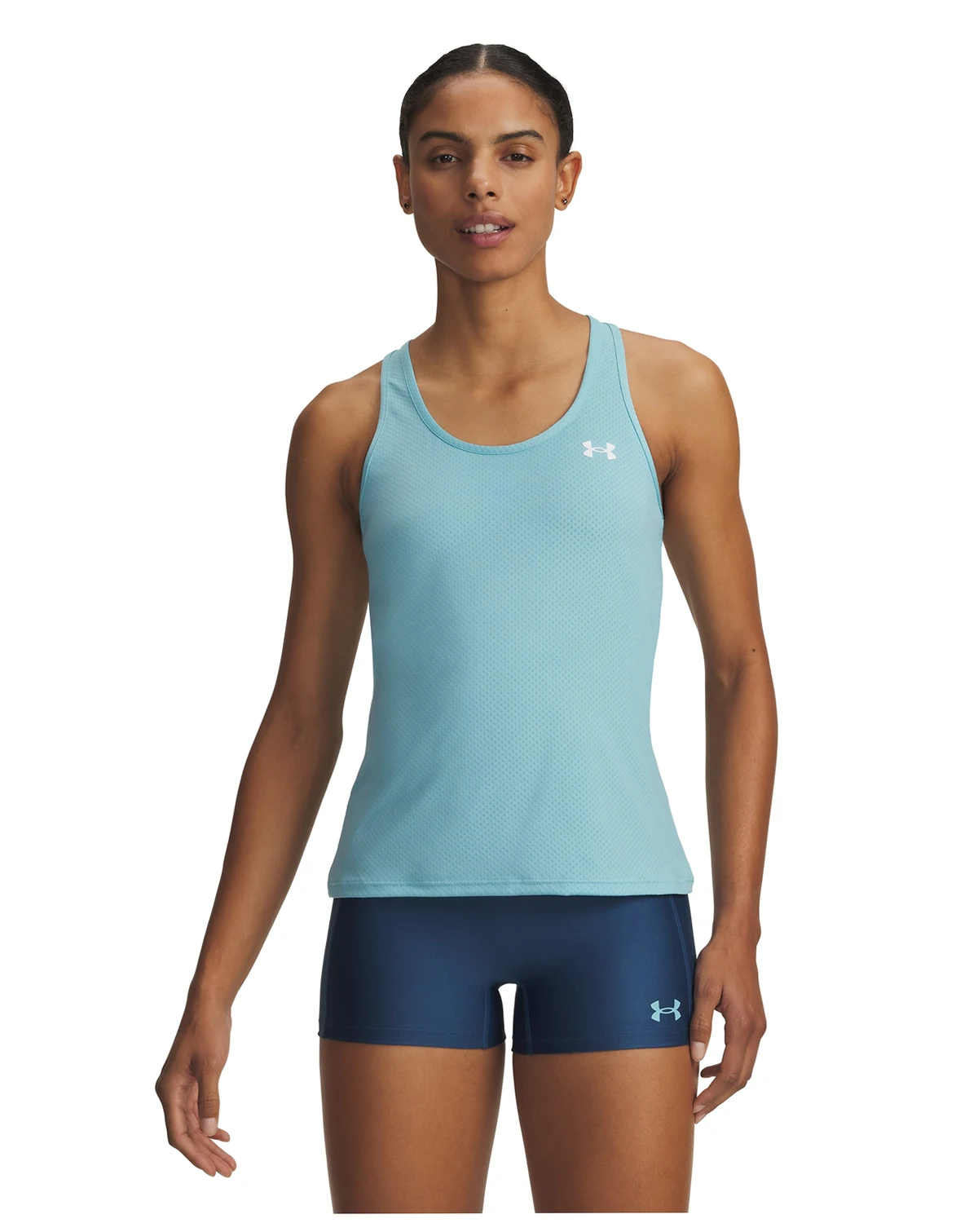 Women's Pull-On Sleeveless Racer Mesh Tank Top