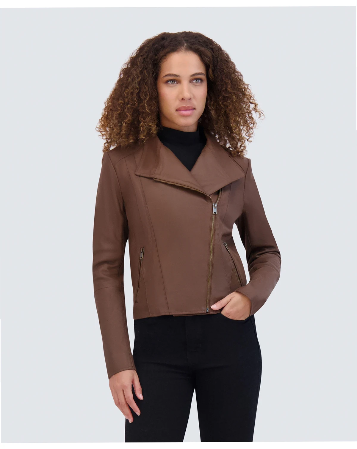 Women's Felix Moto Leather Jacket