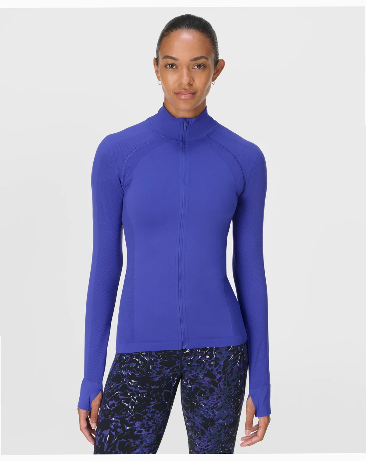 Women's Athlete Seamless Workout Zip Up Jacket