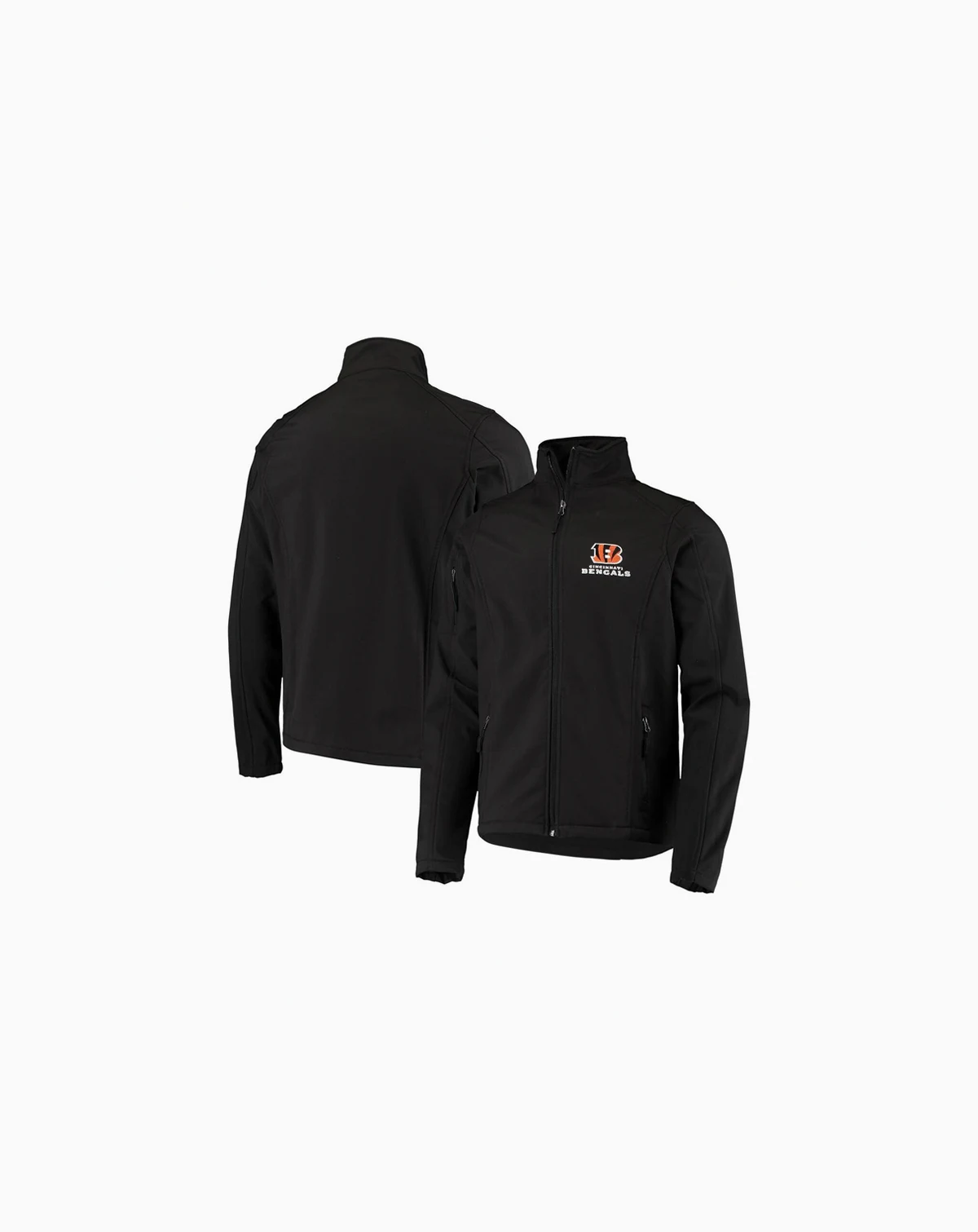 Men's Black Cincinnati Bengals Sonoma Softshell Full-Zip Jacket