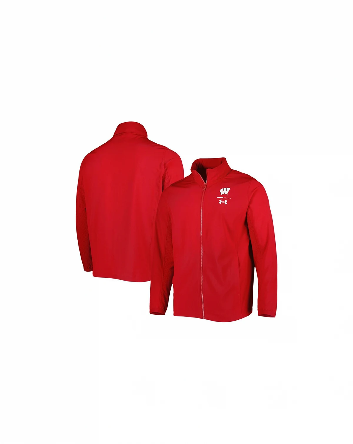 Men's Red Wisconsin Badgers Squad 3.0 Full-Zip Jacket