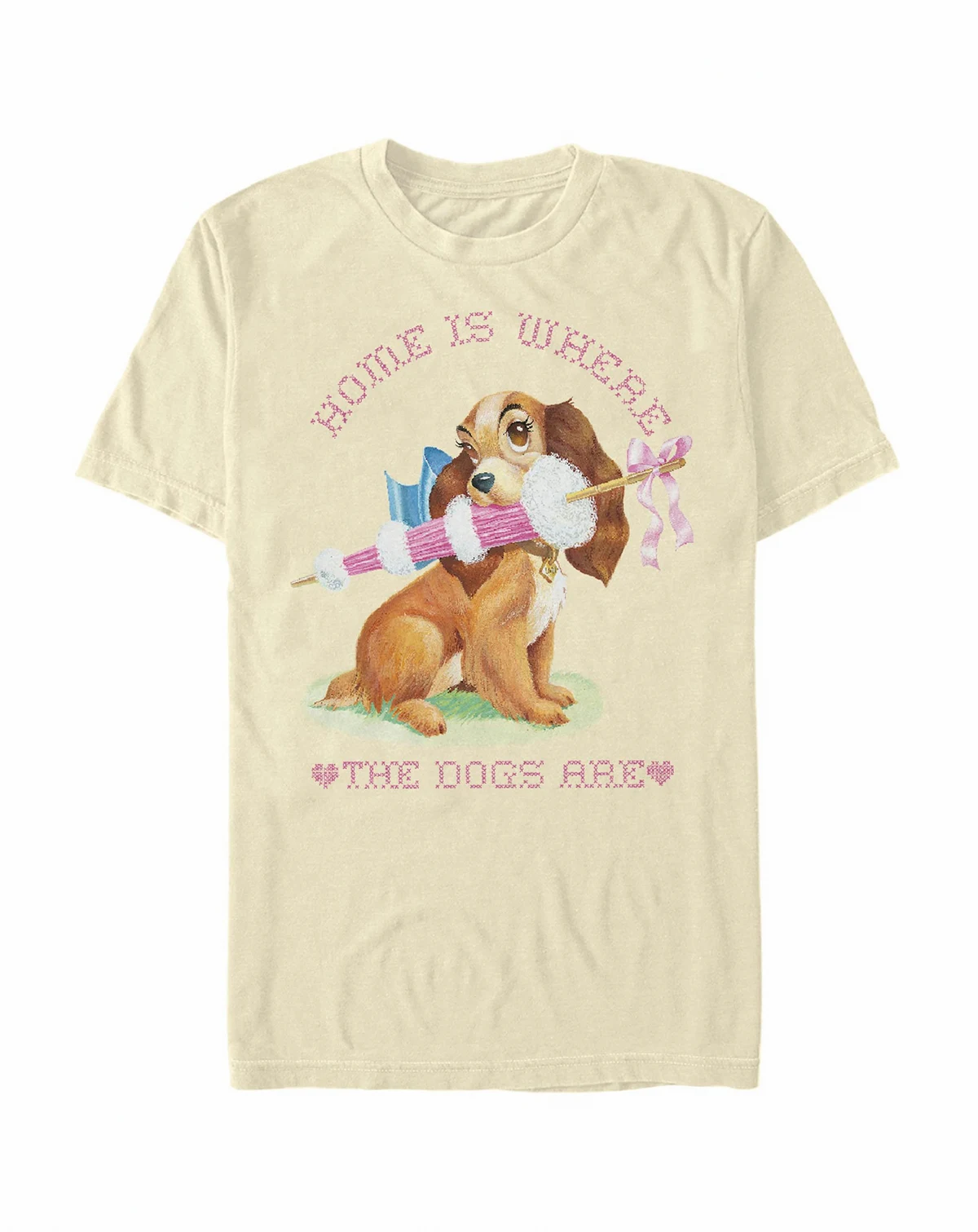 Men's Lady and the Tramp Home Dog Short Sleeve T-shirt