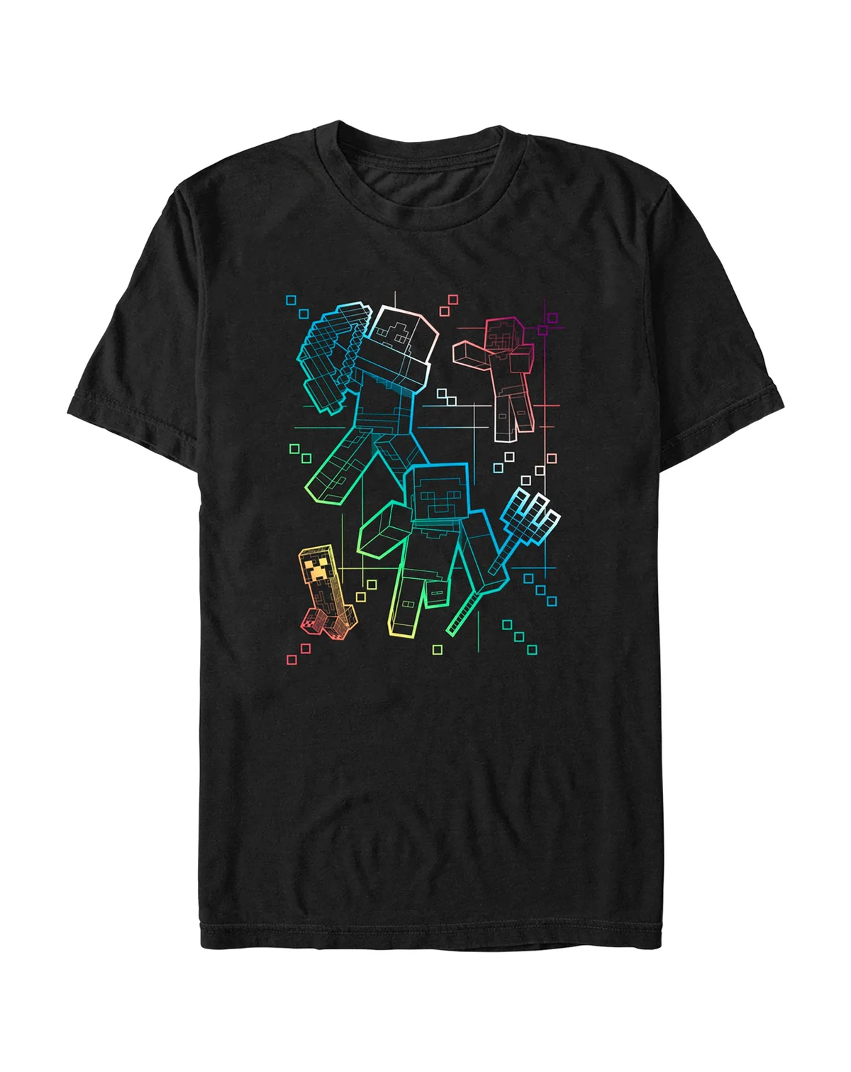 Men's Gradient Lines Short Sleeve T-Shirt
