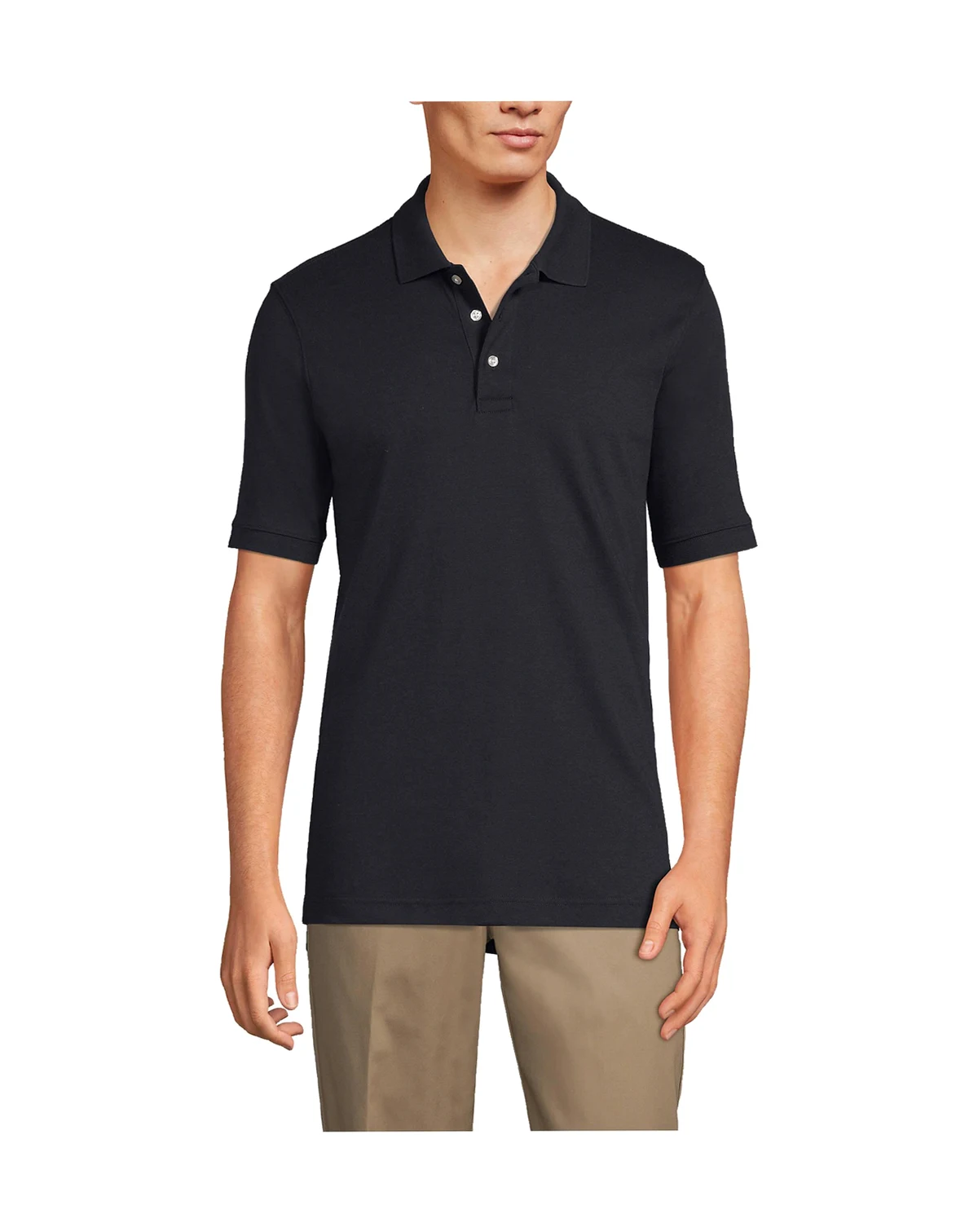 Men's Short Sleeve Interlock Polo Shirt