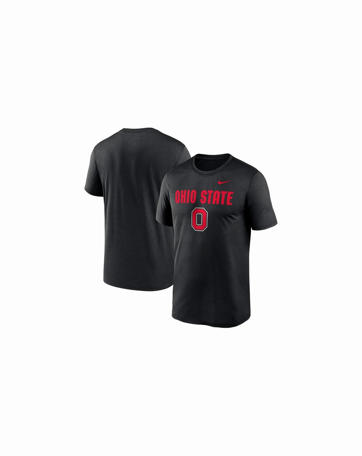 Men's Black Ohio State Buckeyes Lockup Legend Performance T-Shirt