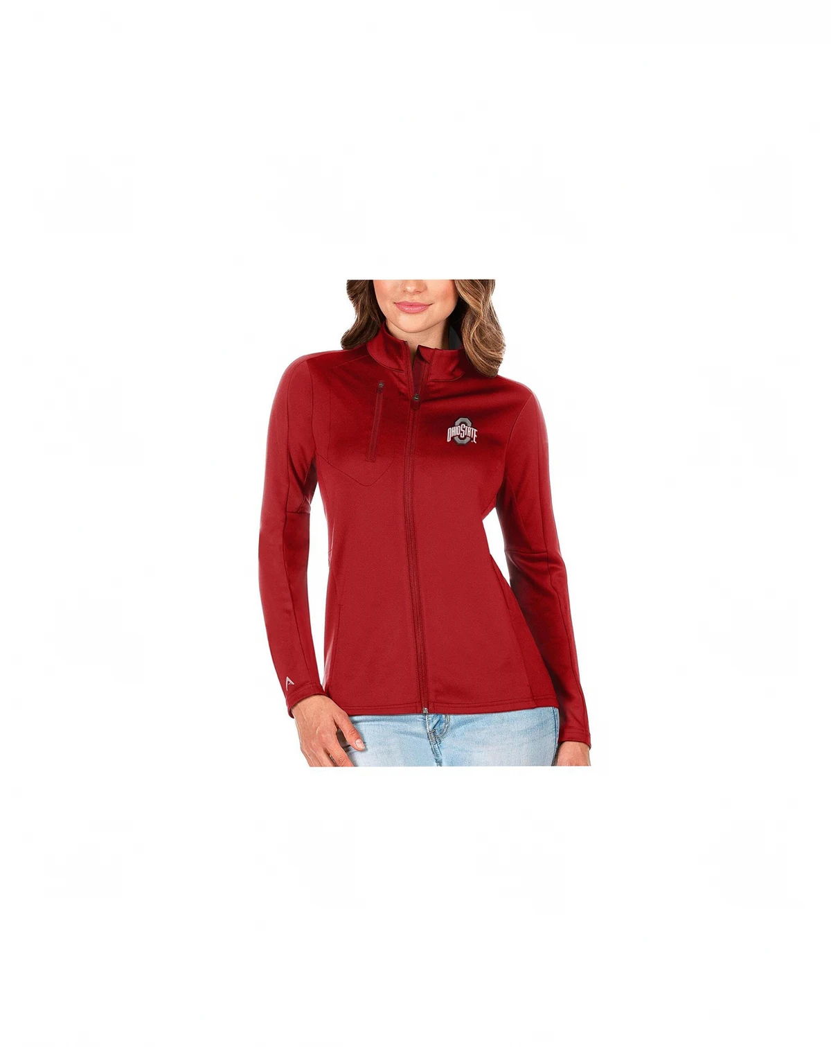 Women's Scarlet Ohio State Buckeyes Generation Full-Zip Jacket