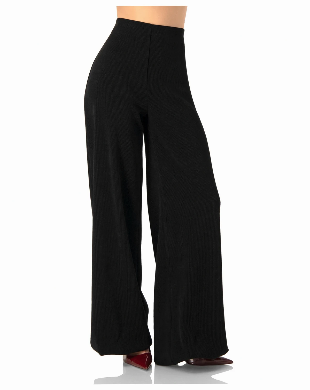 Women's Corduroy High-Waisted Wide-Leg Trousers