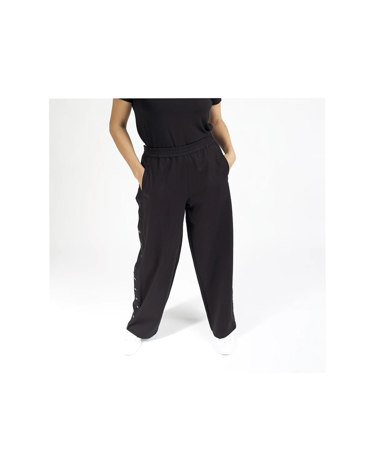 Adaptive Pants With Full Side Seam Opening
