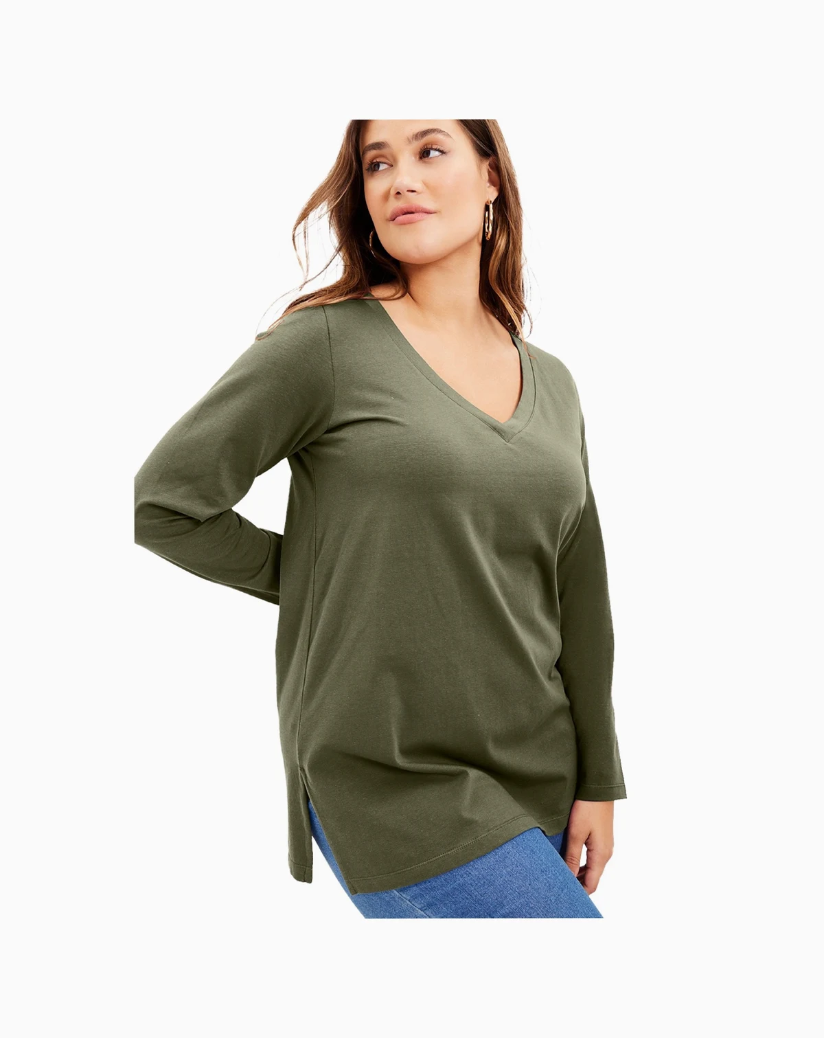 June + Vie Women's June + Vie Long-Sleeve V-Neck One + Only Tunic