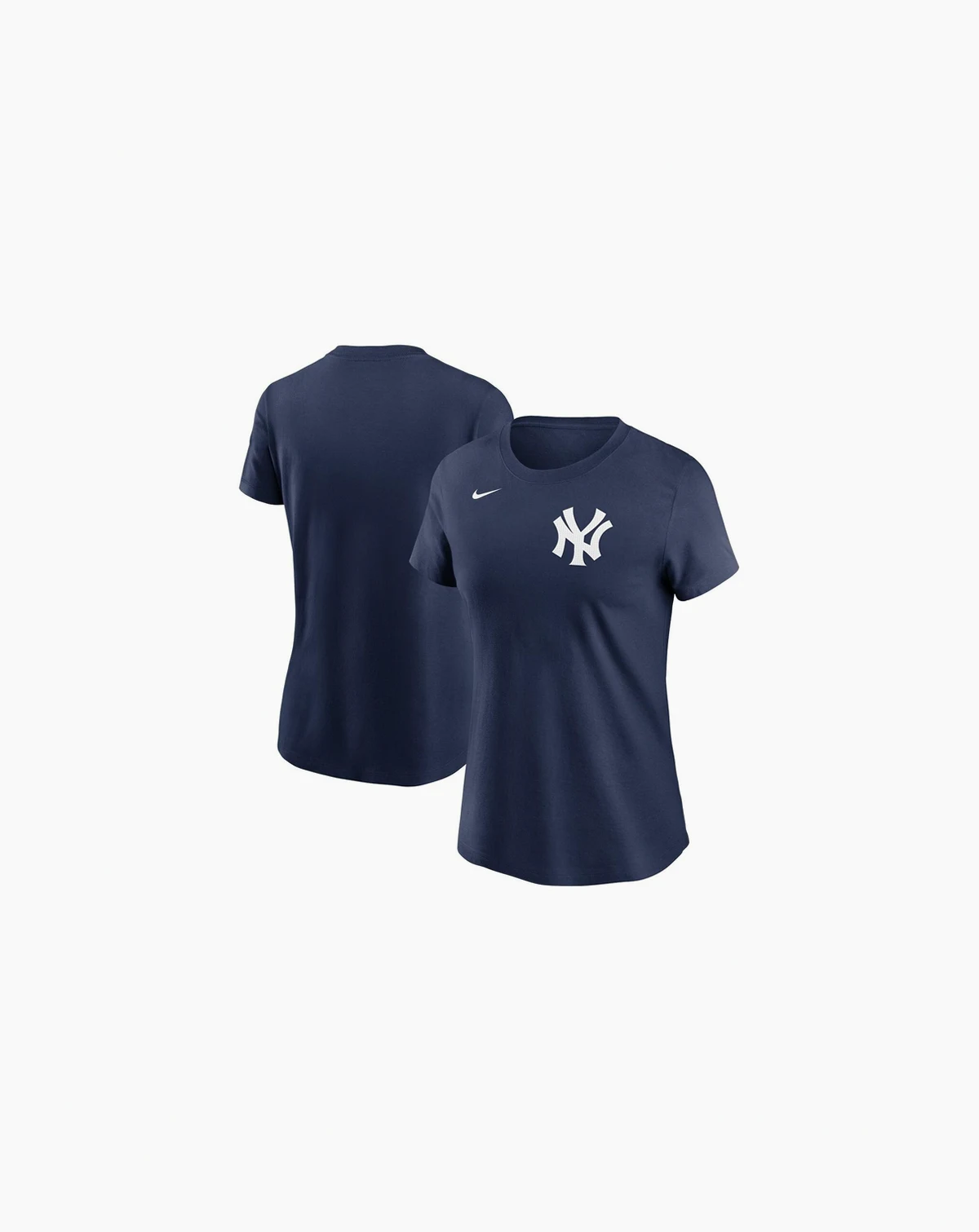Women's Navy New York Yankees Wordmark T-shirt