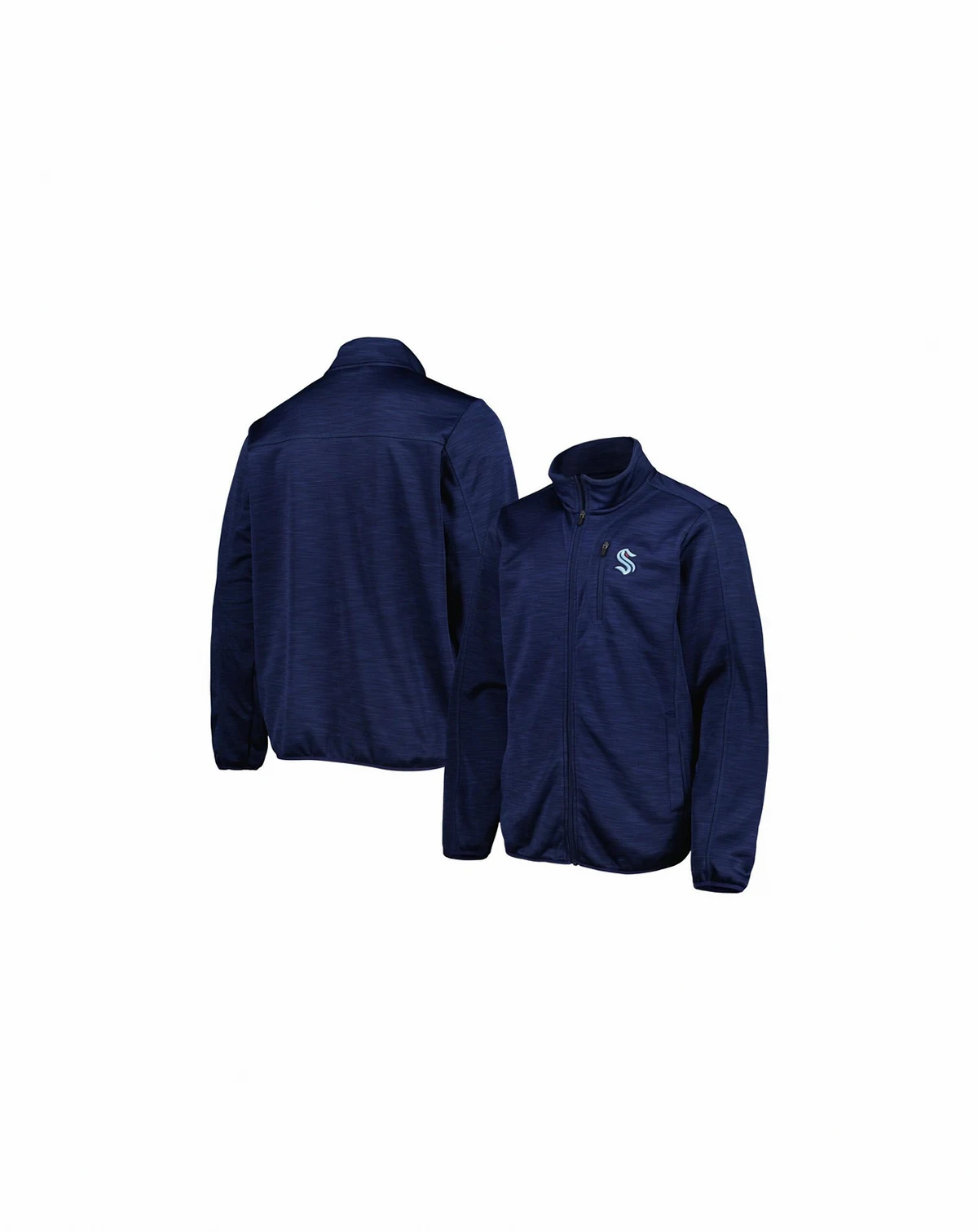 Men's Deep Sea Blue Seattle Kraken Closer Transitional Full-Zip Jacket