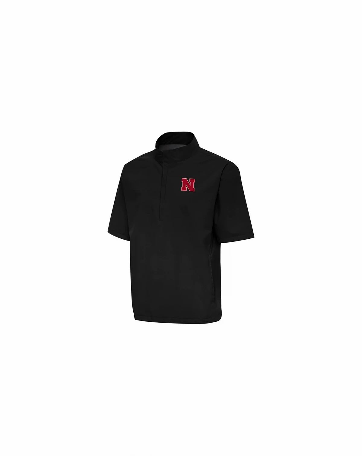 Men's Black Nebraska Huskers Brisk Quarter-Zip Windbreaker