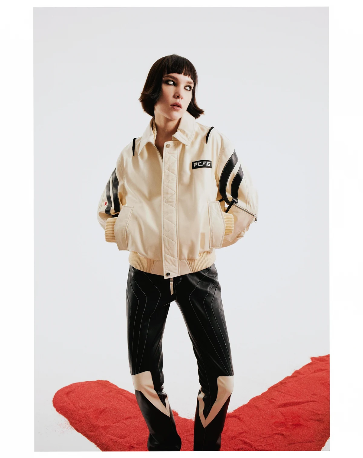 Women's Boomerang Biker Leather Jacket