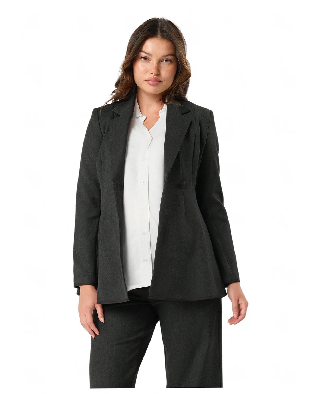 Maternity Tailored Workwear Blazer in Italian Stretch Suiting Fabric (Regular & Petite)