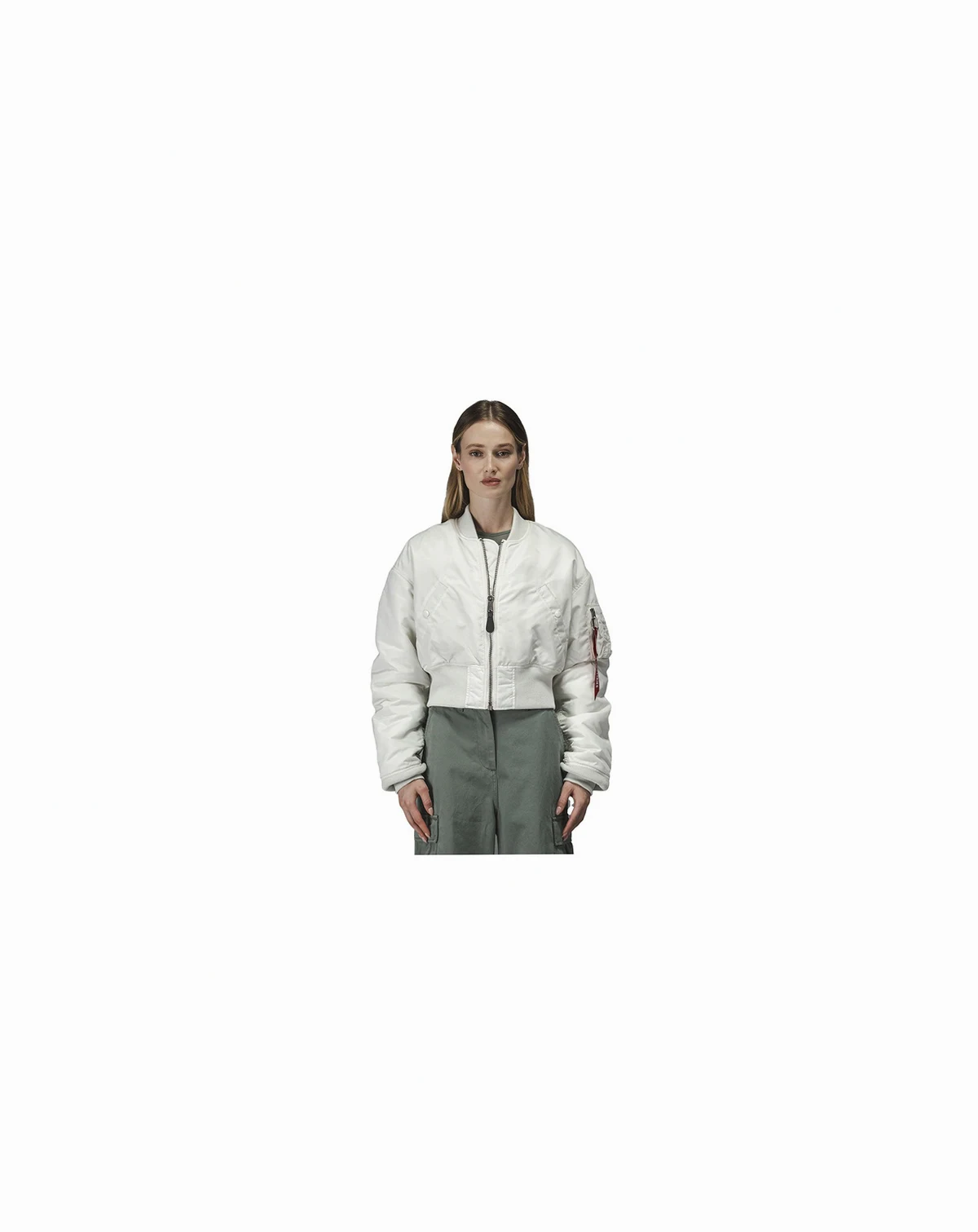 Women's Cropped Ma-1 Flight Jacket W