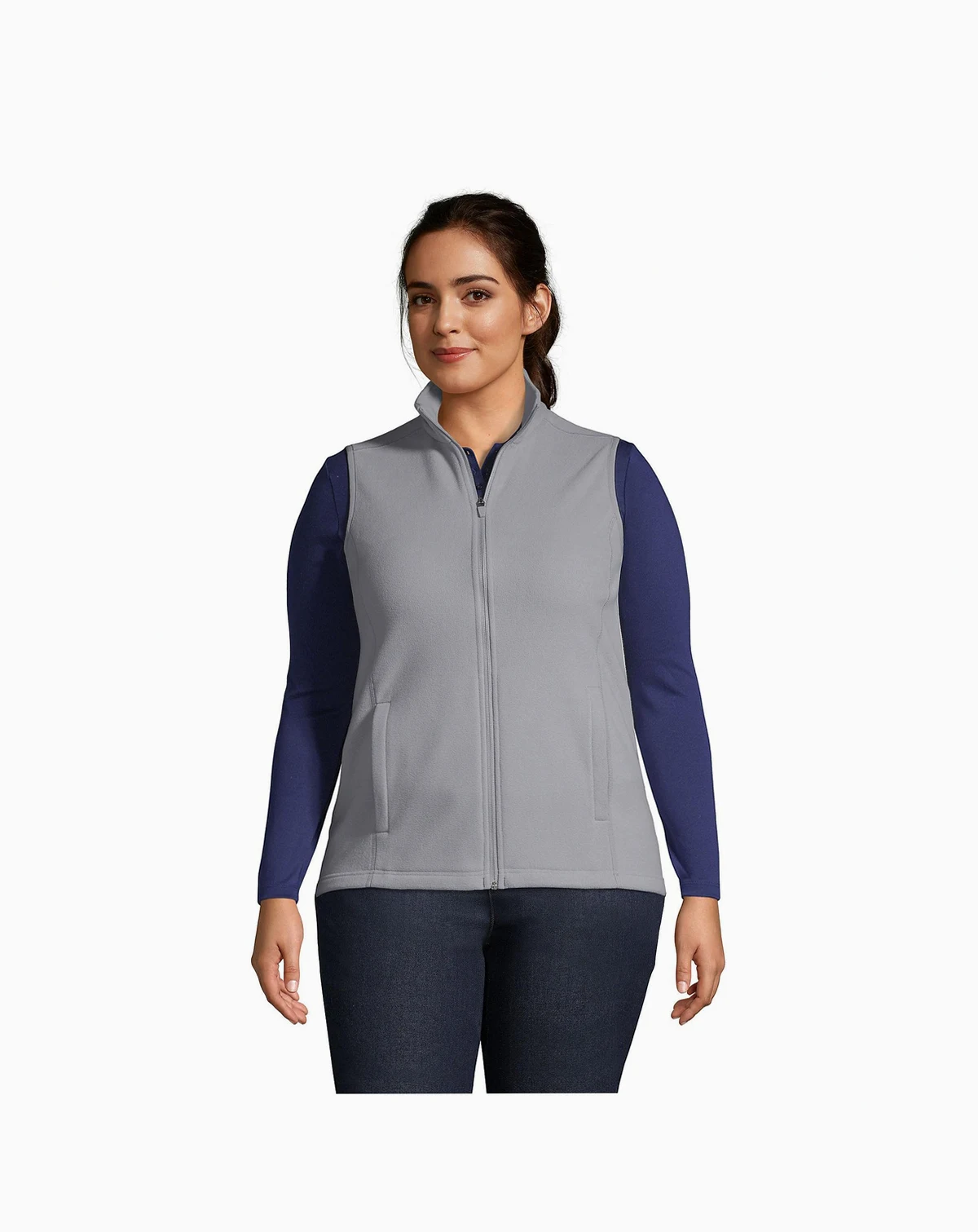Plus Size Thermacheck 100 Fleece Vest