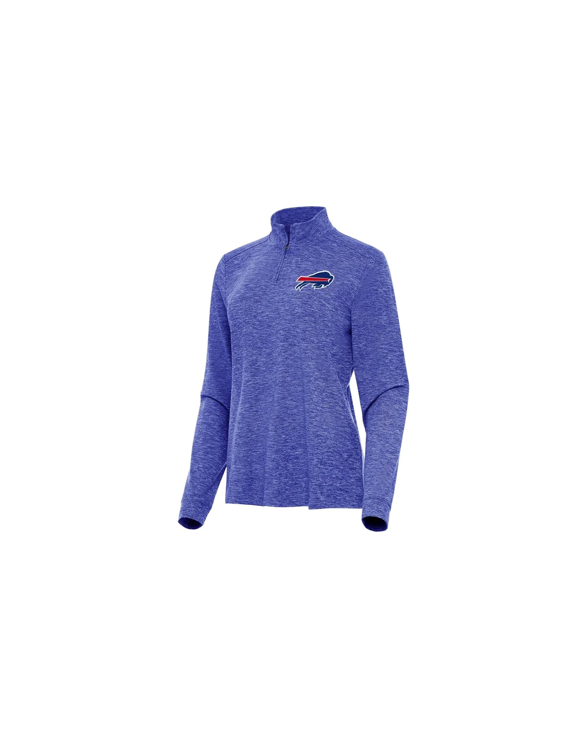 Women's Heather Royal Buffalo Bills Mentor Quarter-Zip Jacket