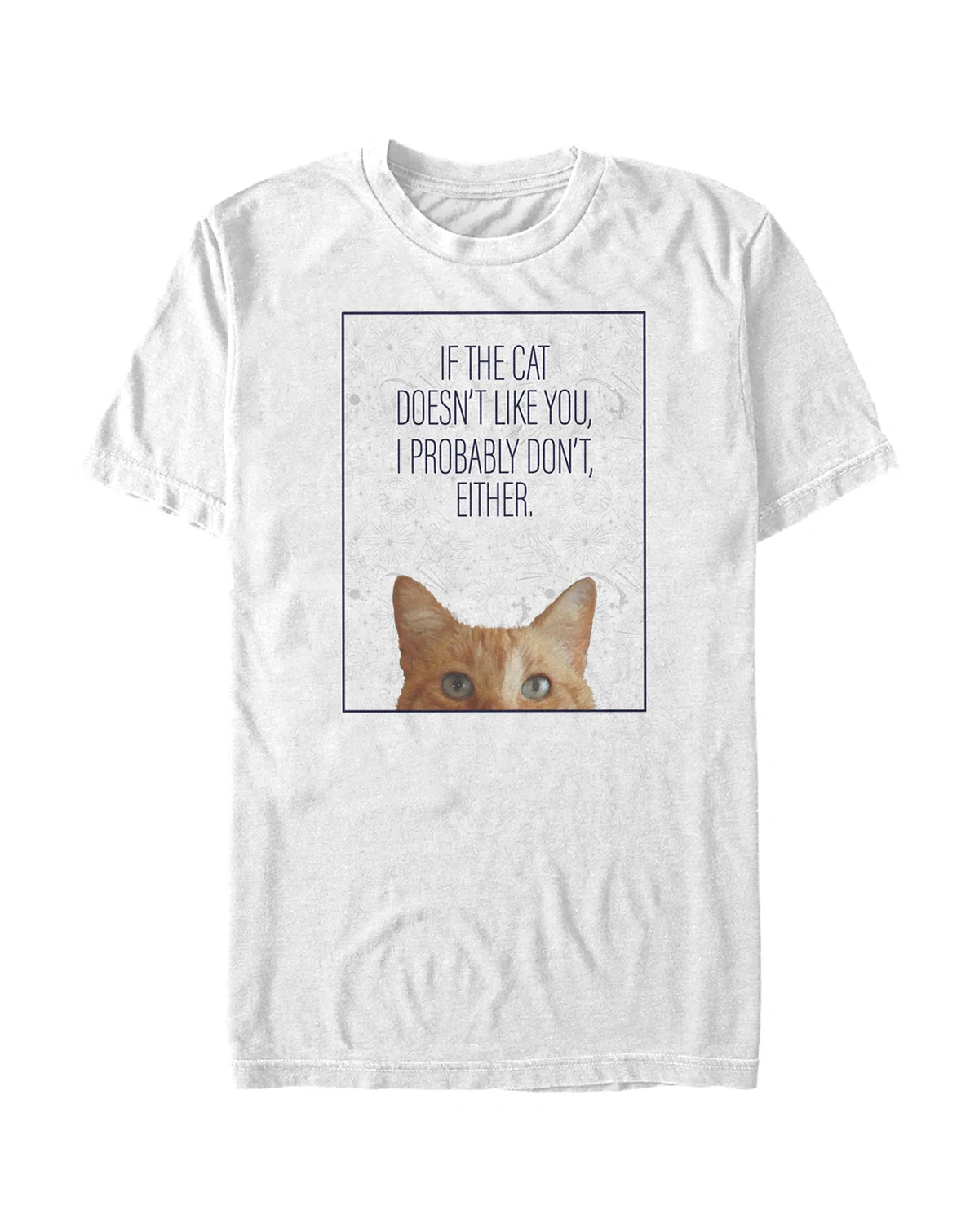 Marvel Men's Captain Marvel the Cat Doesn't Like You, Short Sleeve T-shirt