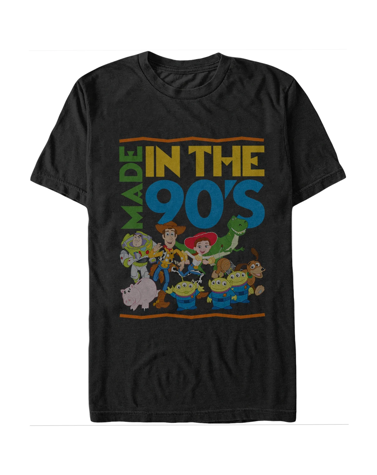 Disney Pixar Men's Toy Story Made in The 90's Short Sleeve T-Shirt