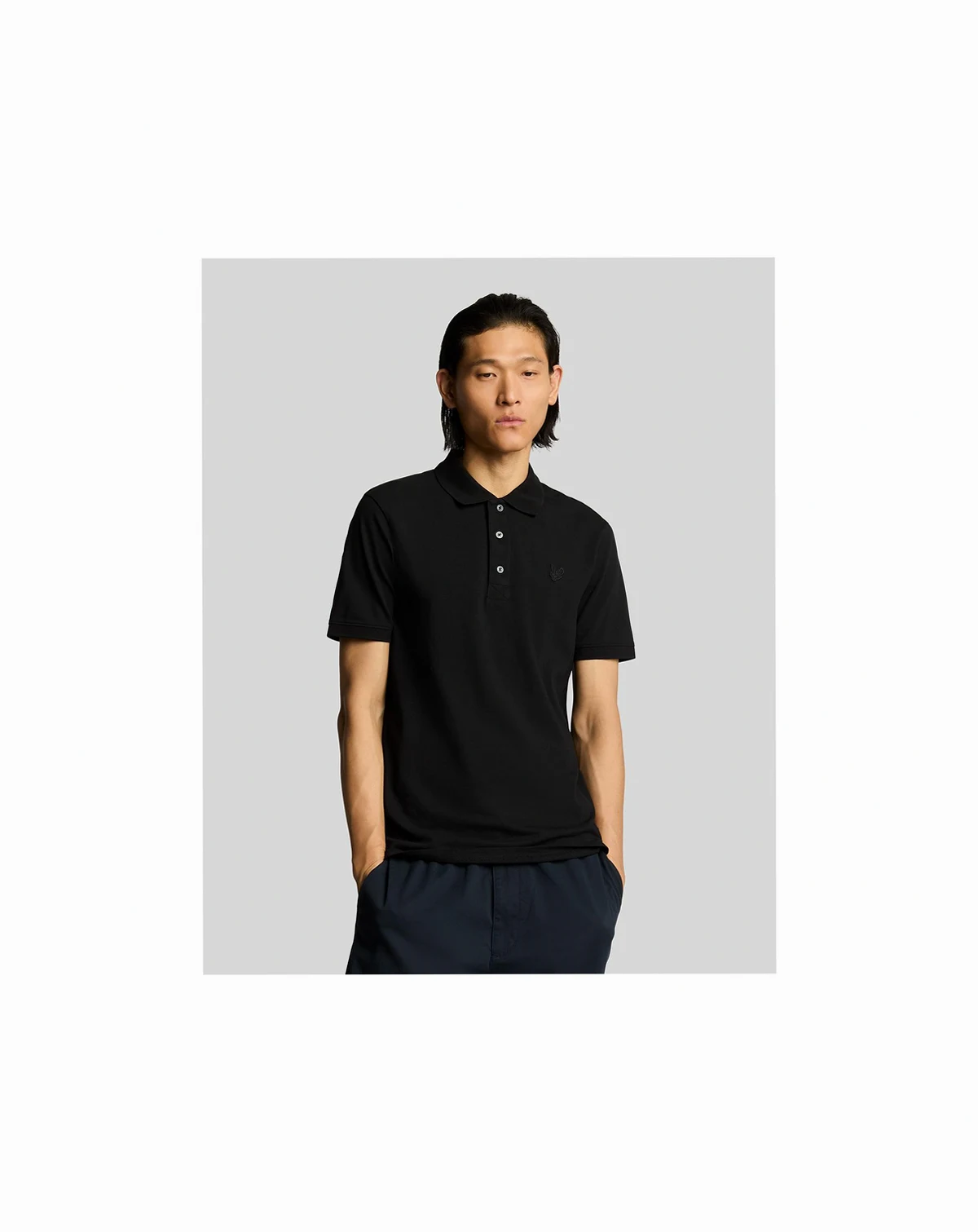 Men's Tonal Eagle Polo Shirt