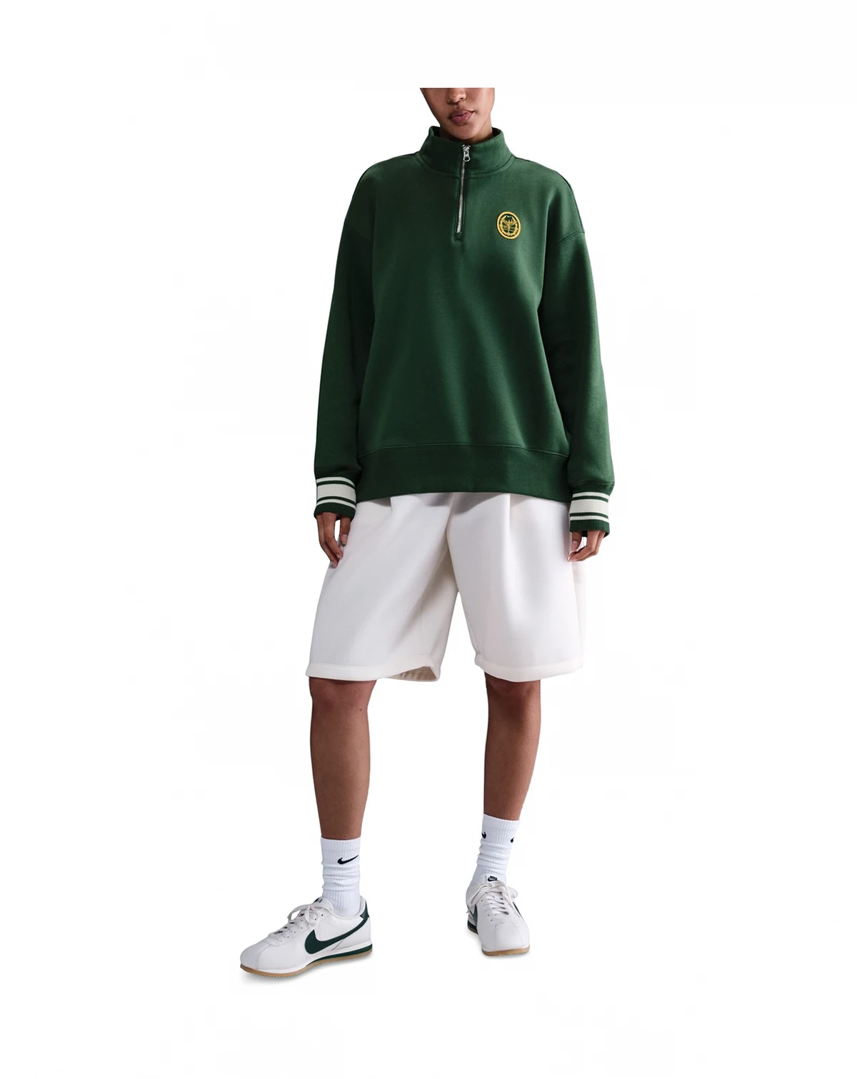 Sportswear Women's Phoenix Fleece Oversized 1/4-Zip Long Sweatshirt