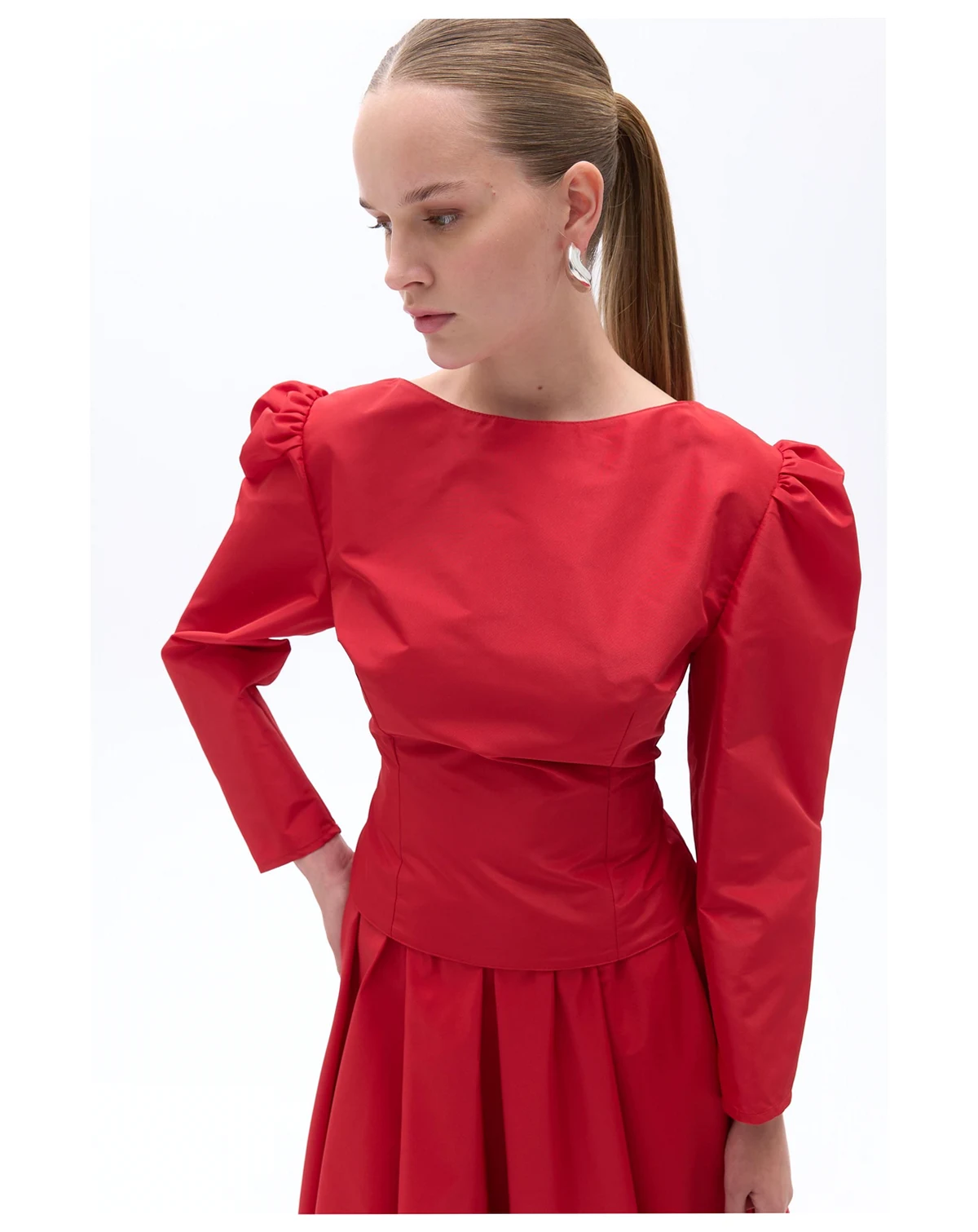 Women's Boat Neck Blouse