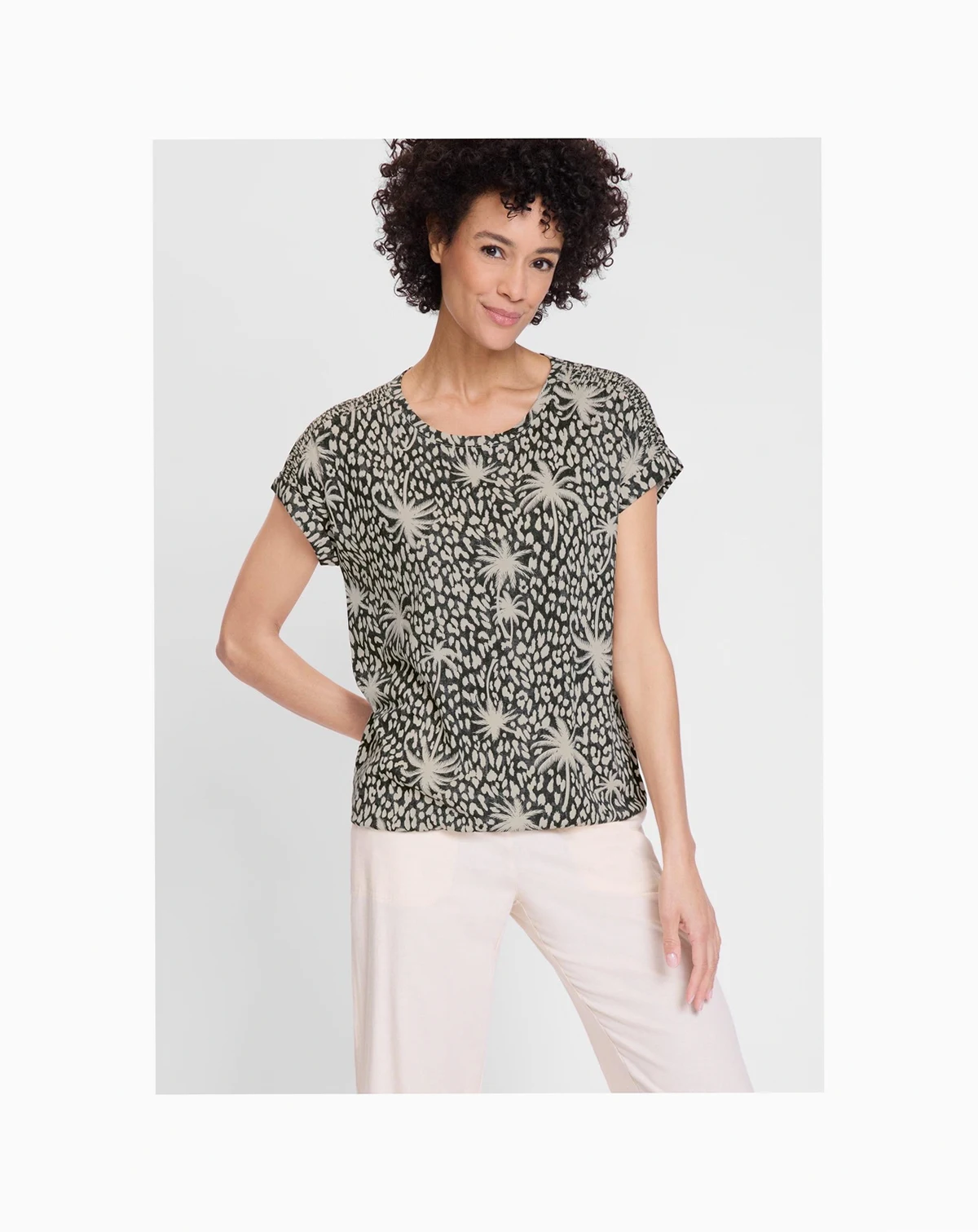 Women's Tropic Mix Print Tee