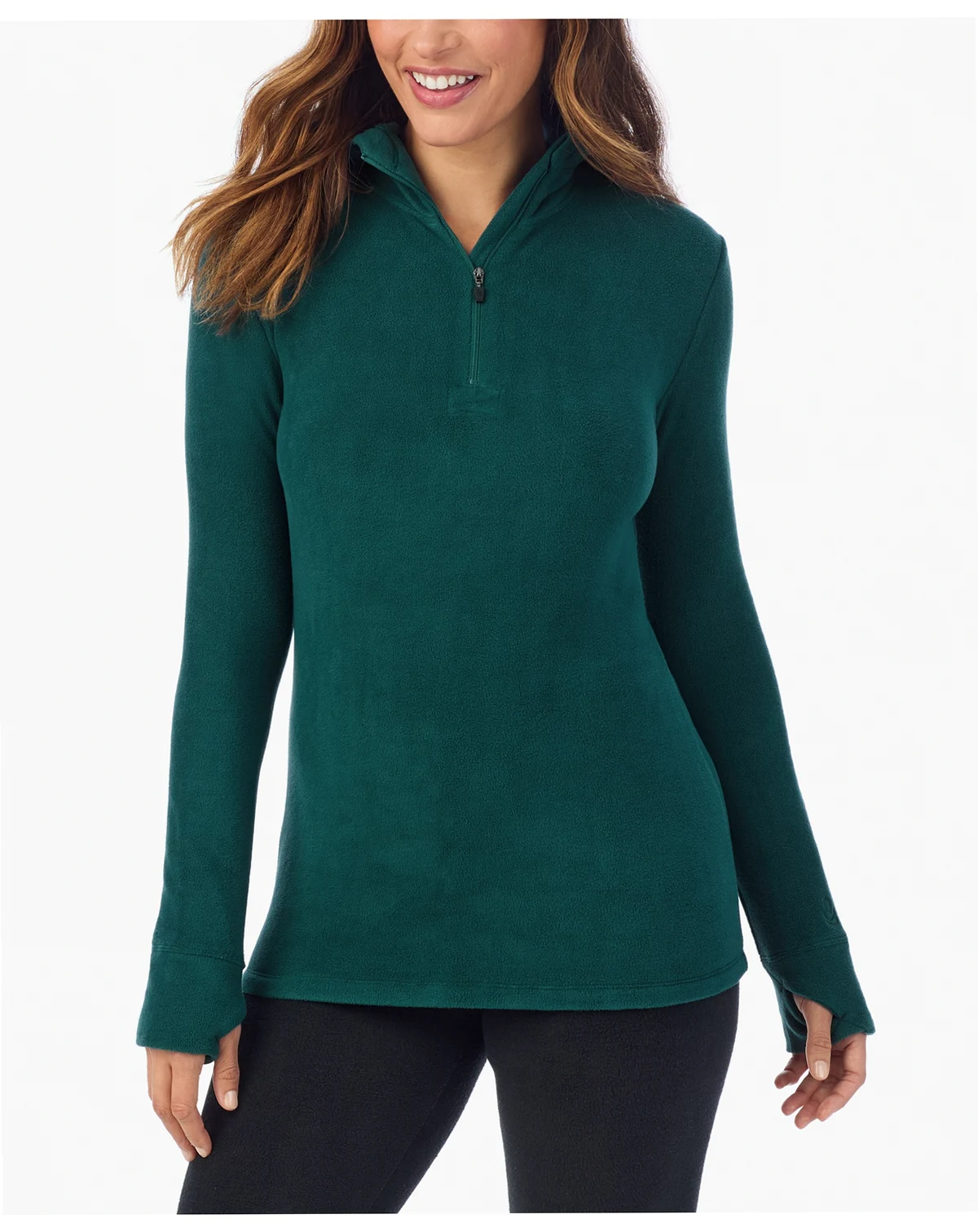 Women's Fleecewear Long Sleeve Half Zip Hoodie