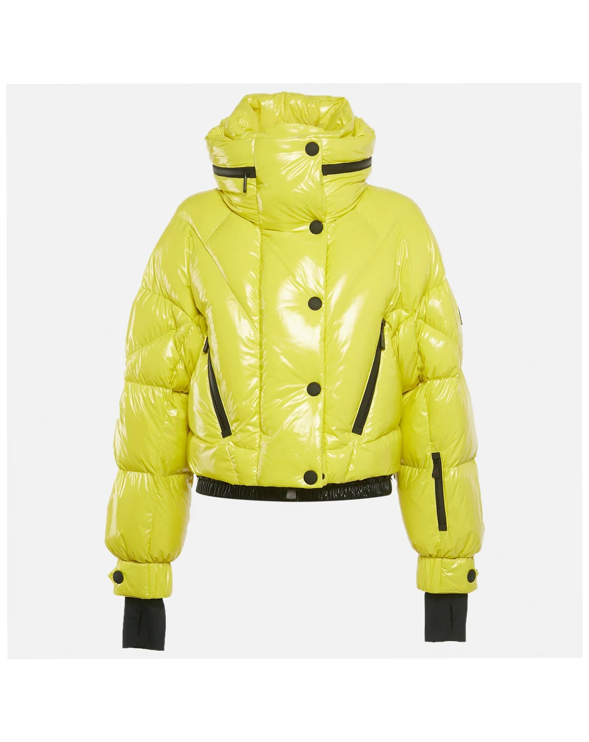 Women's Grenoble Yellow Nylon Down Ski Jacket