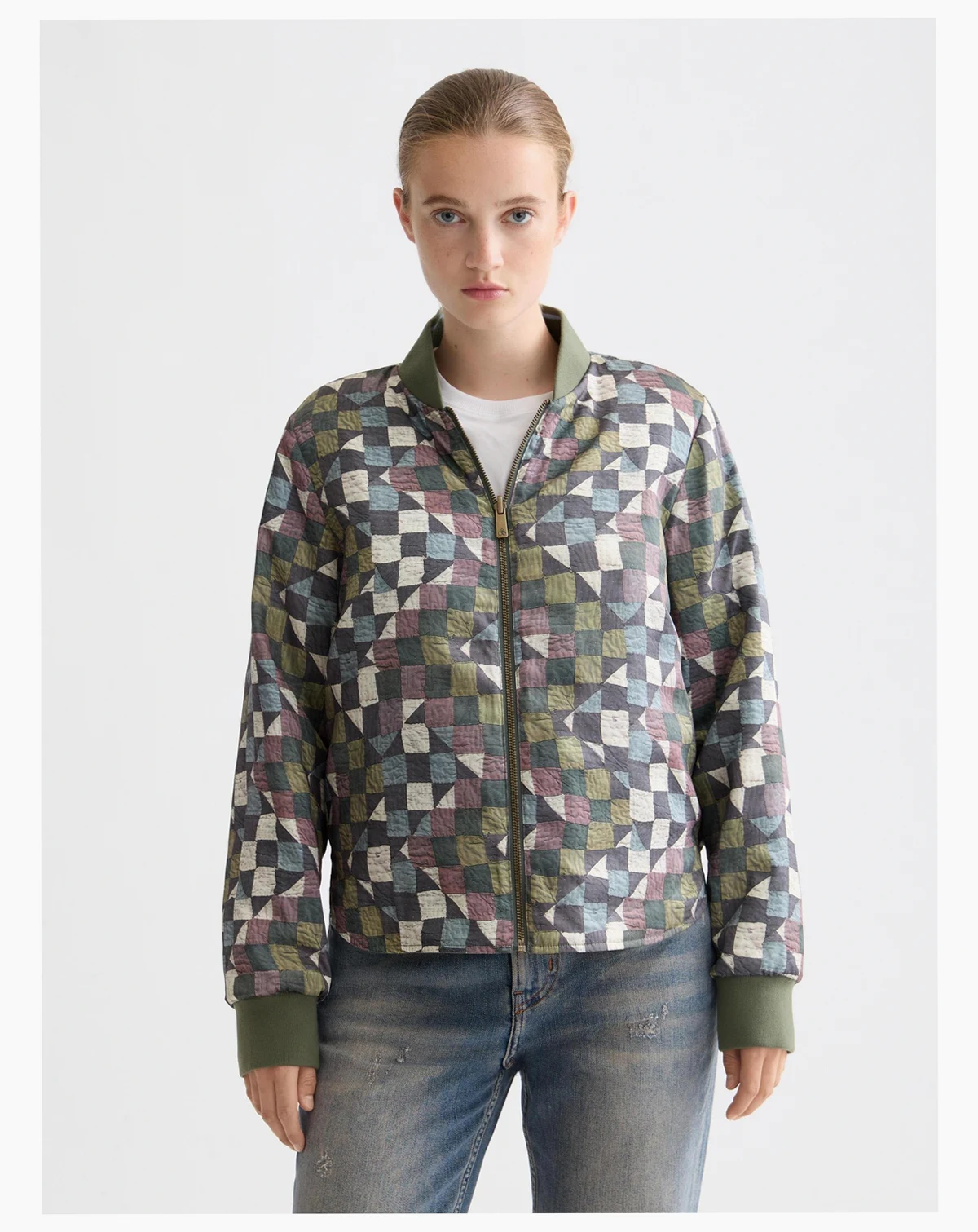 Women's Reversible Quilted Bomber