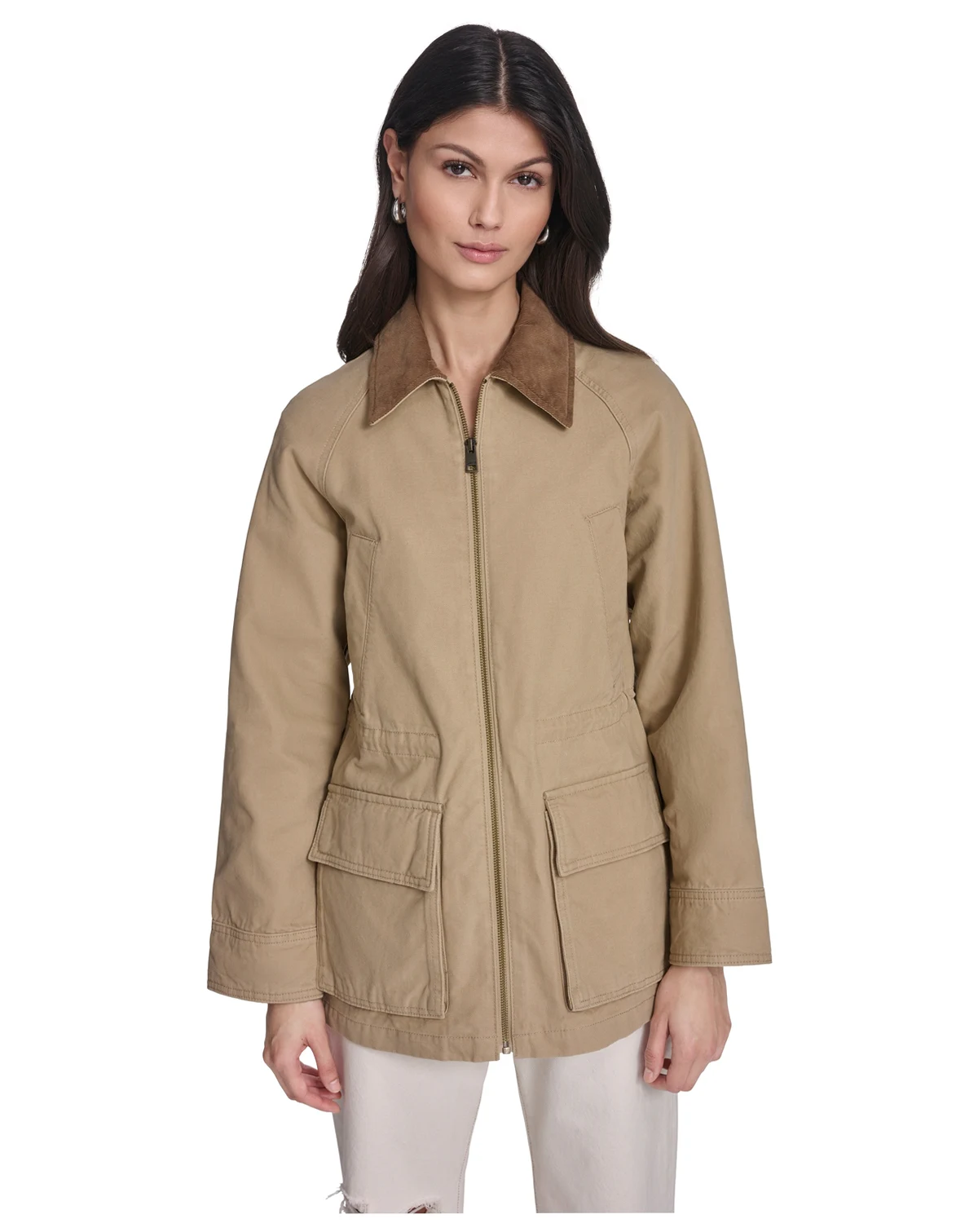 Women's Cinch Waist Barn Jacket