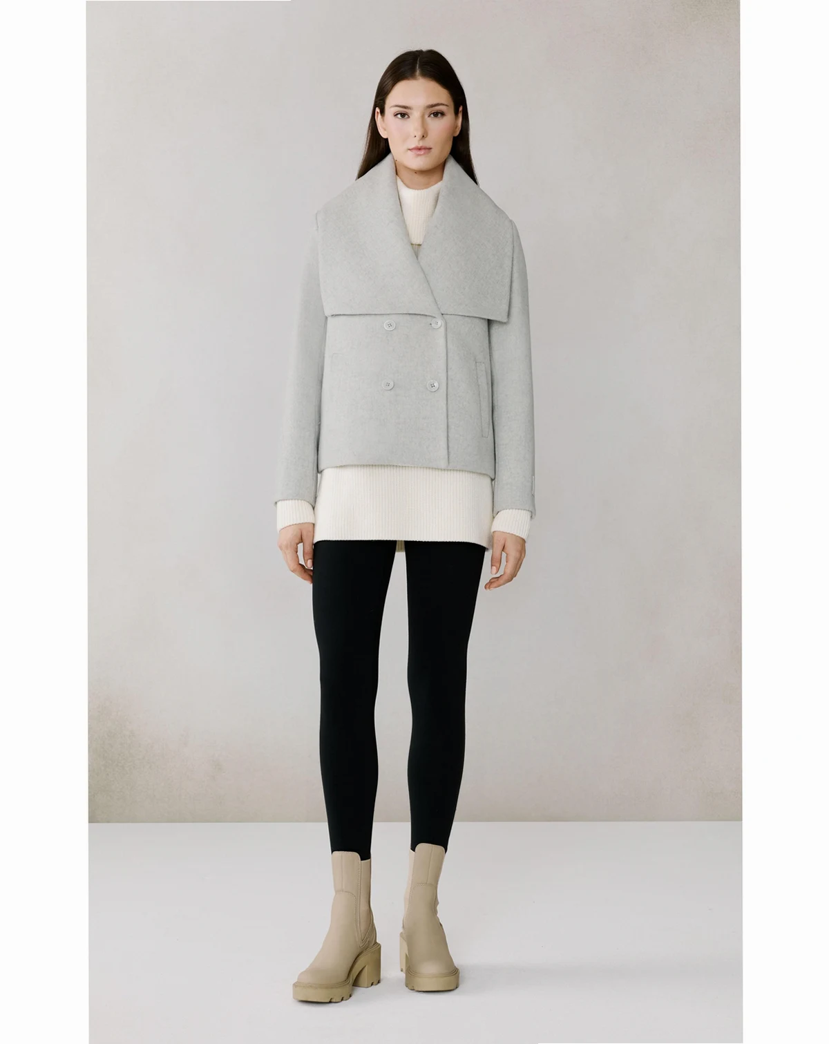 Women's Tala Double Breasted Wool Coat