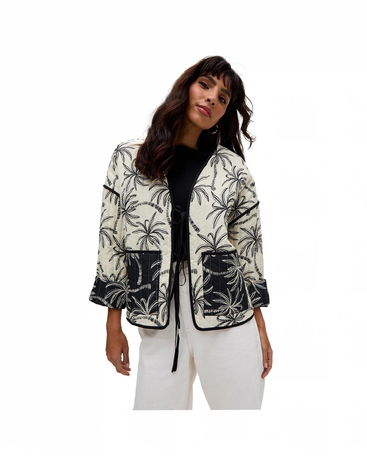 Women's Felicity Palm Print Reversible Jacket