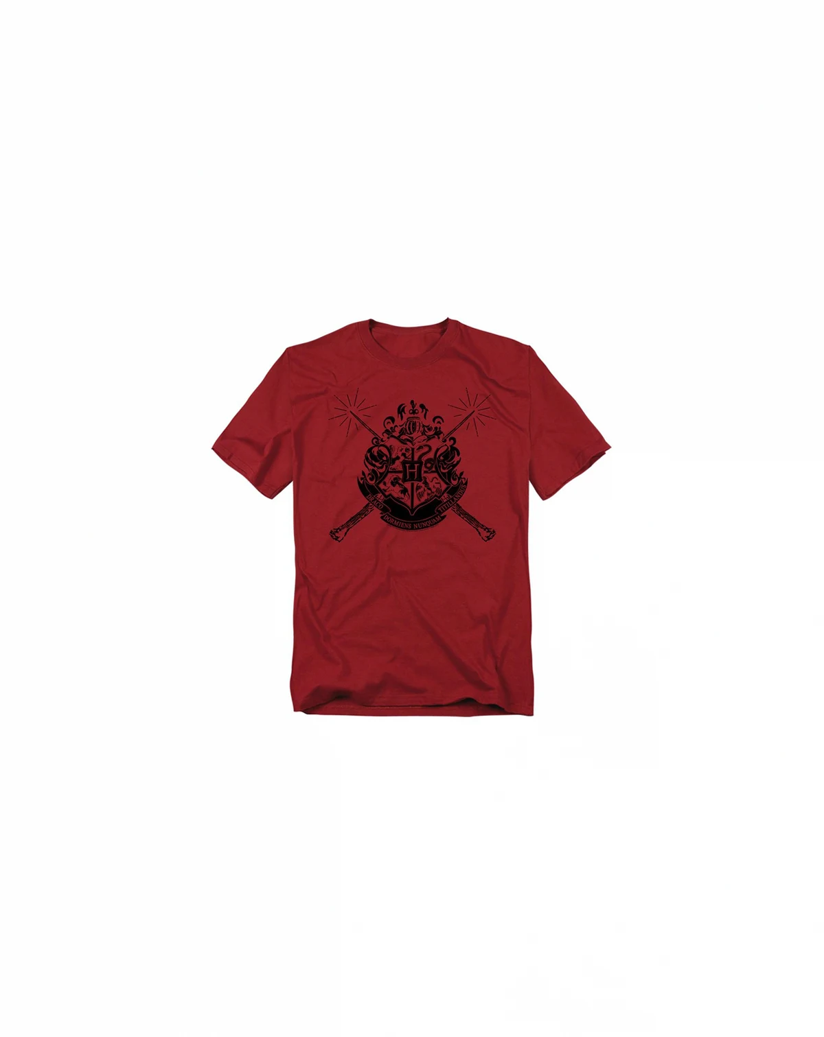 Men's Hogwarts Crest With Wands T Shirt