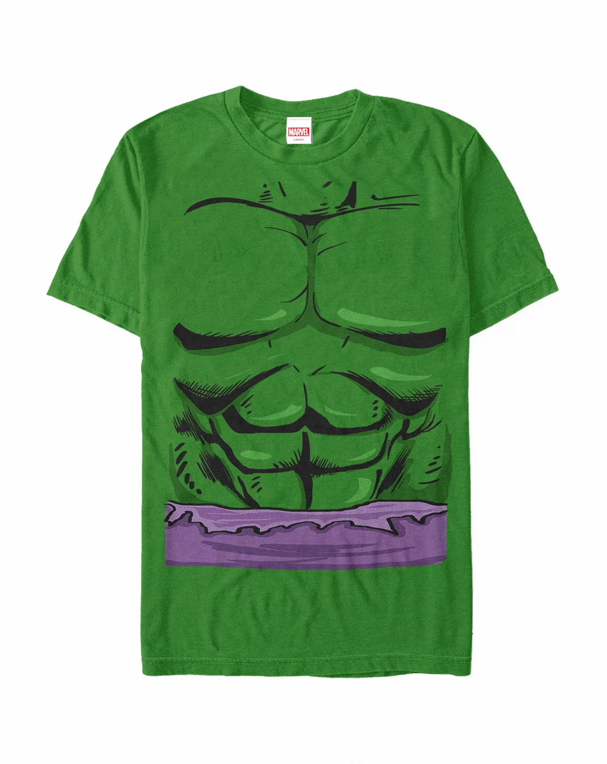 Marvel Men's Hulk Chest Costume Short Sleeve T-Shirt