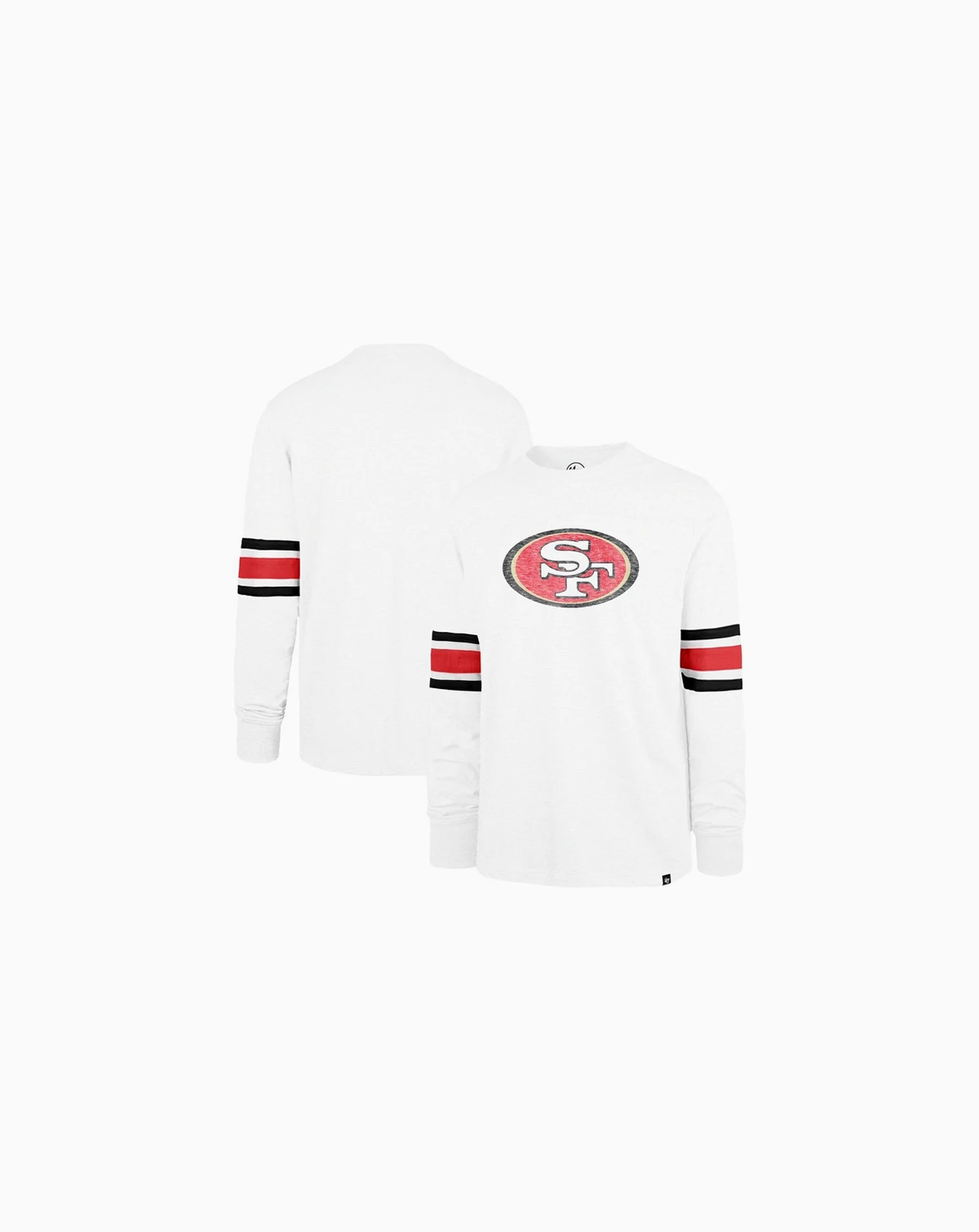 Men's White San Francisco 49ers Gridiron Premier Brex Long Sleeve T-Shirt