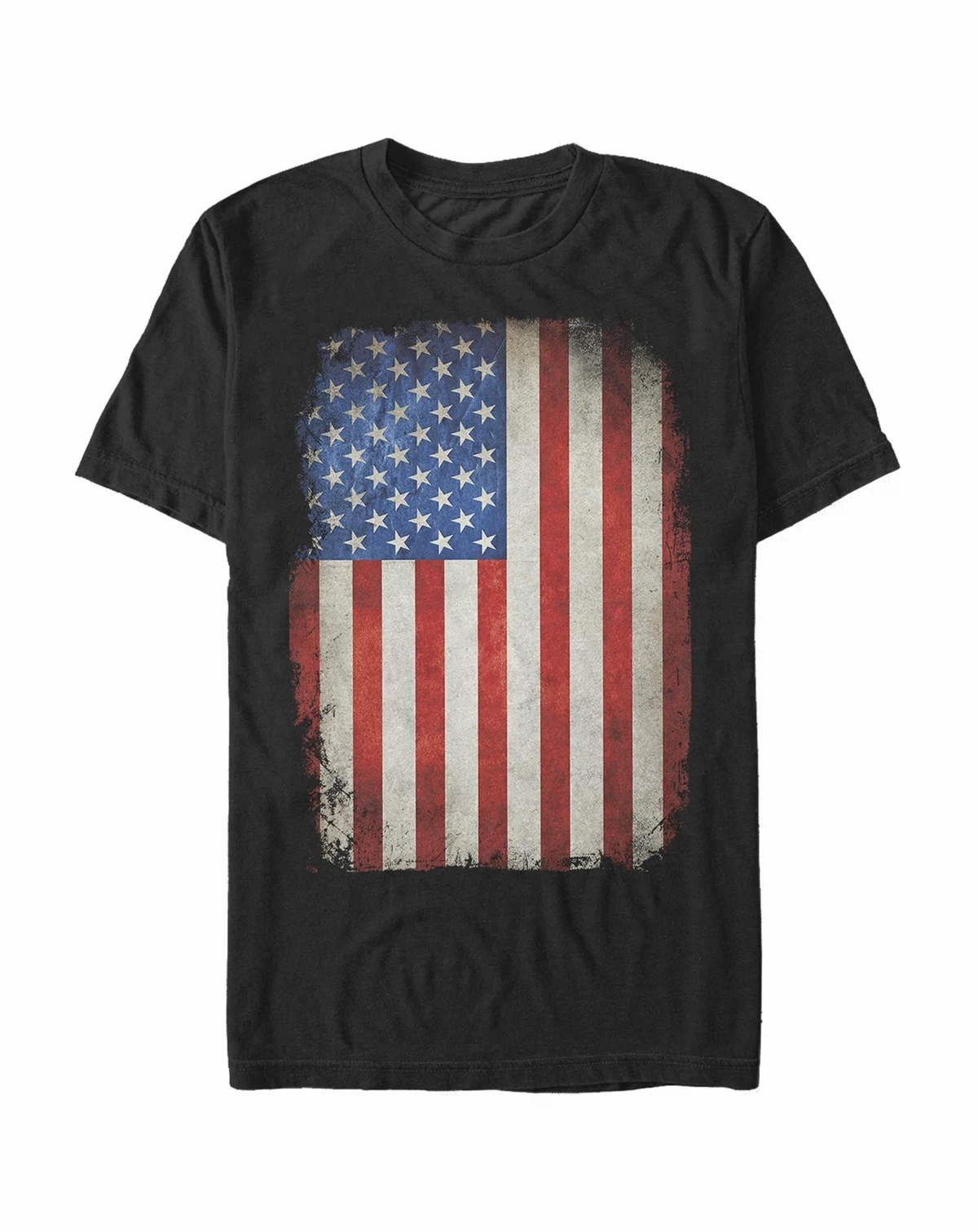 Men's Down Flag Short Sleeve Crew T-shirt