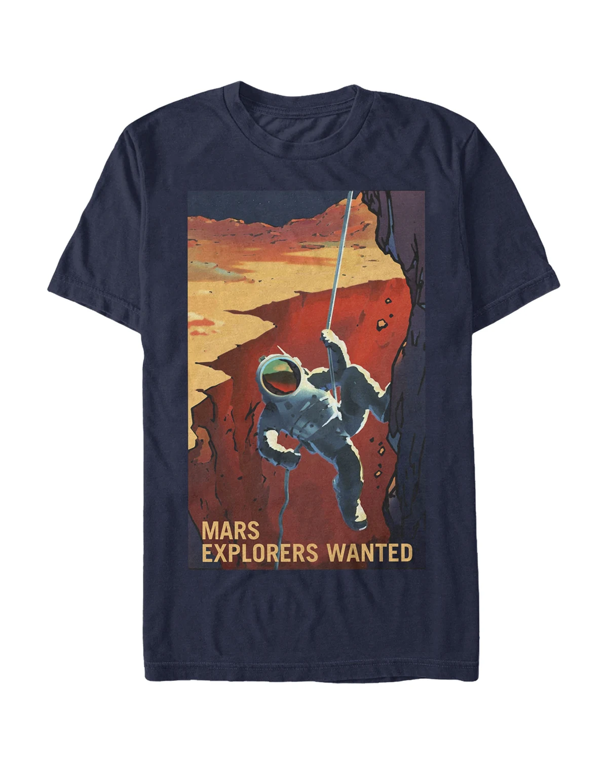 NASA Men's Mars Explores Wanted Short Sleeve T-Shirt